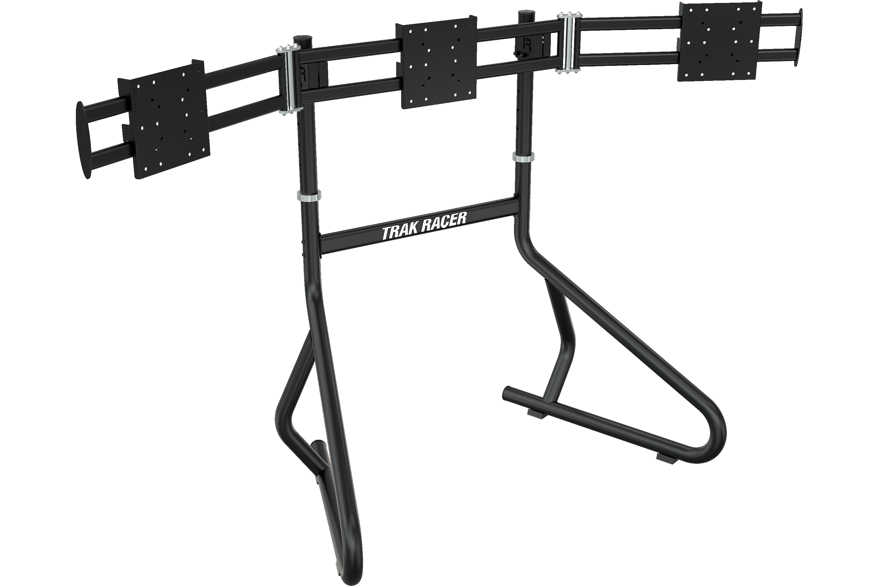 Freestanding Triple (3) Monitor Stand – 22" to 32" Displays for Sim Racing, Flight Simulation & Truck Simulators