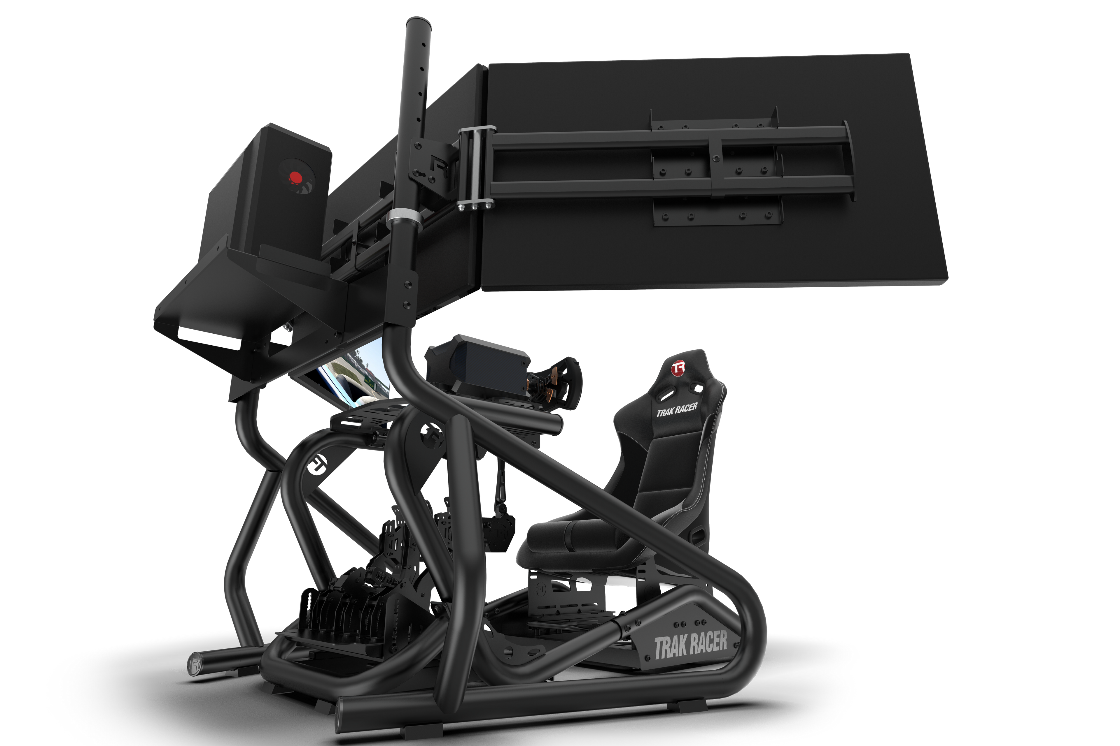 PC Control Box Shelf for Tubular Monitor Stands