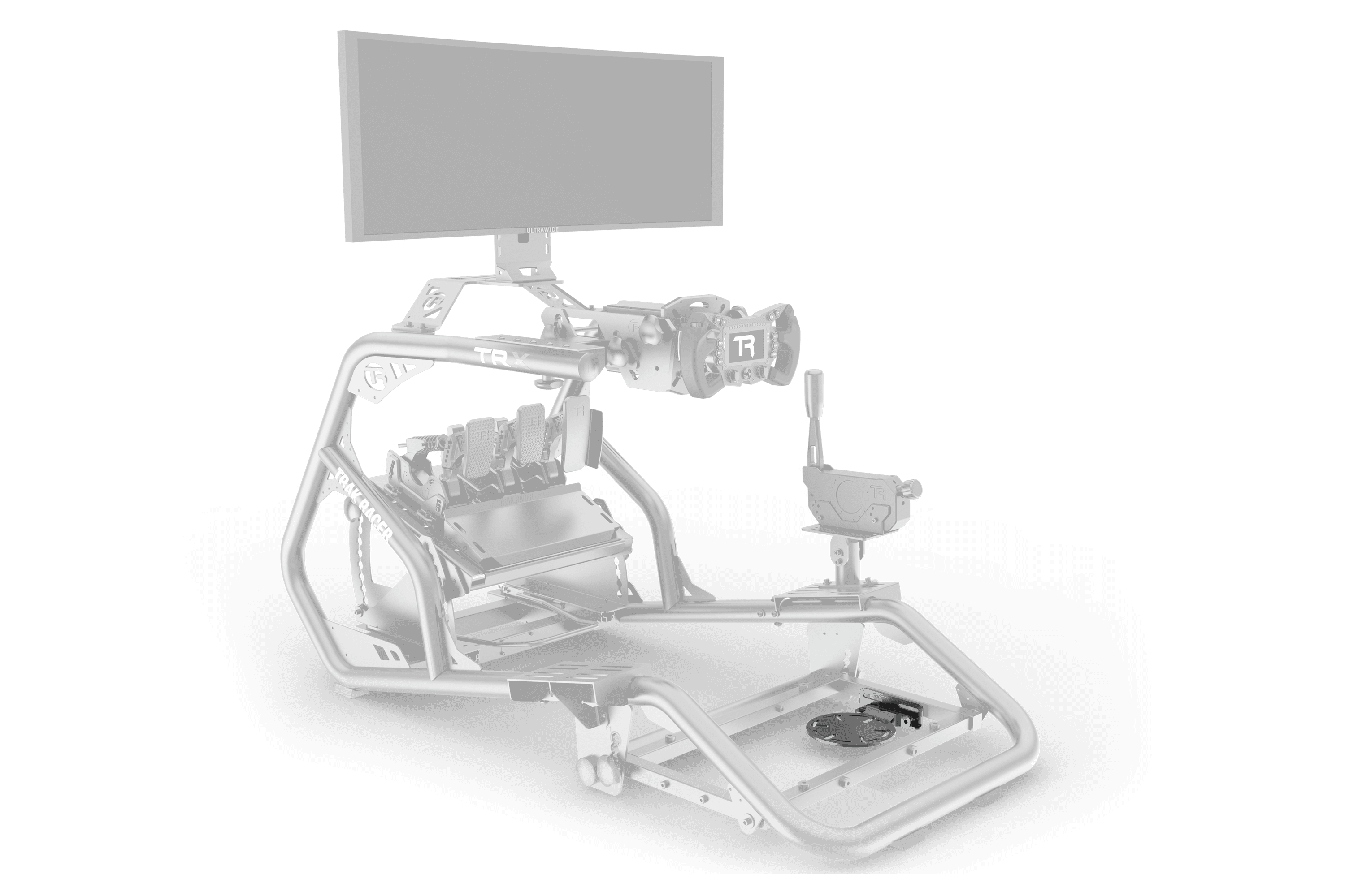 Universal Bass Shaker & Buttkicker Tactile Transducer Mount for Sim Racing & Flight Sim Rigs