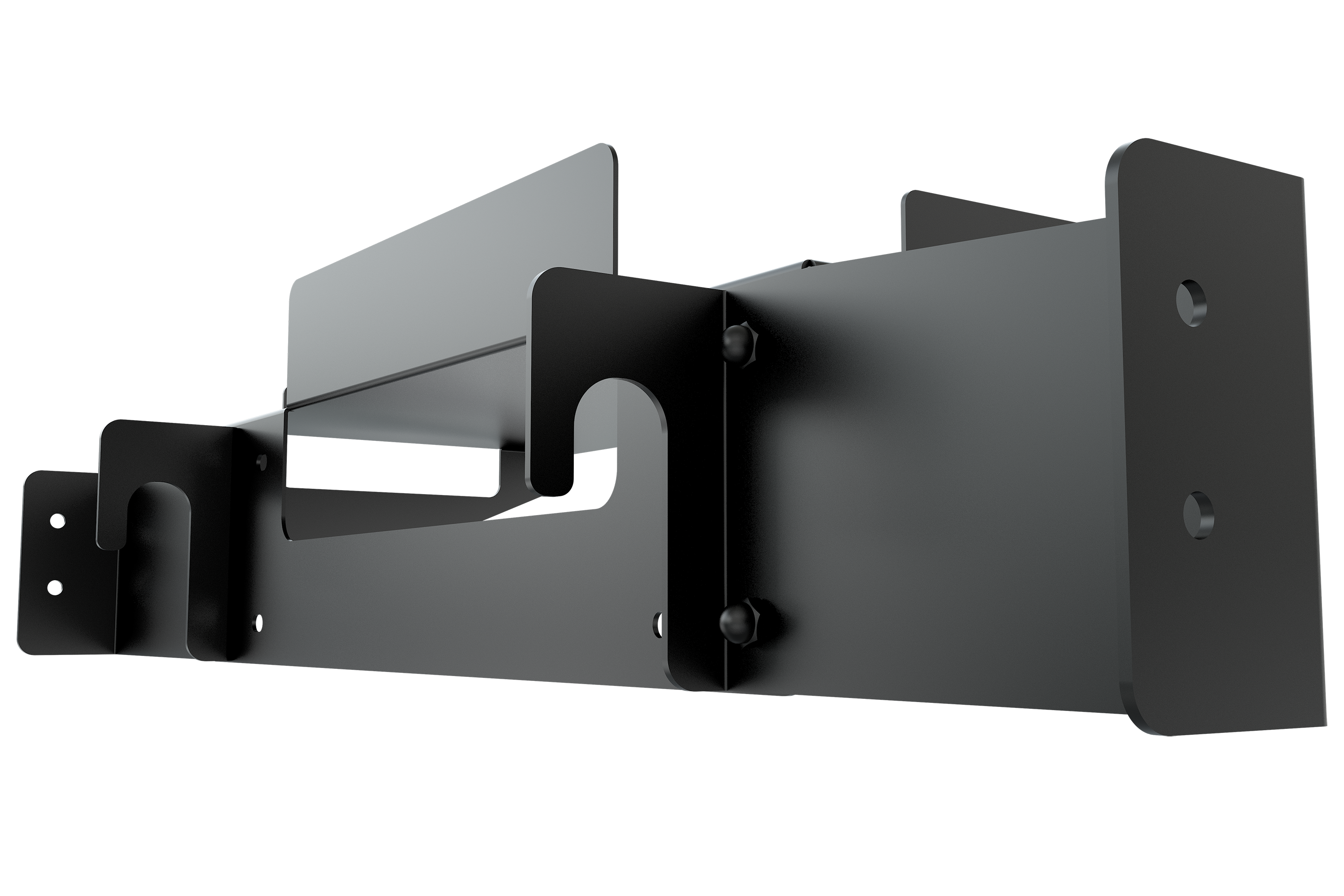 PC Control Box Shelf for Tubular Monitor Stands