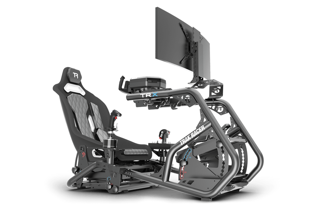 Left/Right HOTAS Flight Sim Mount Set for Trak Racer TRX Simulator