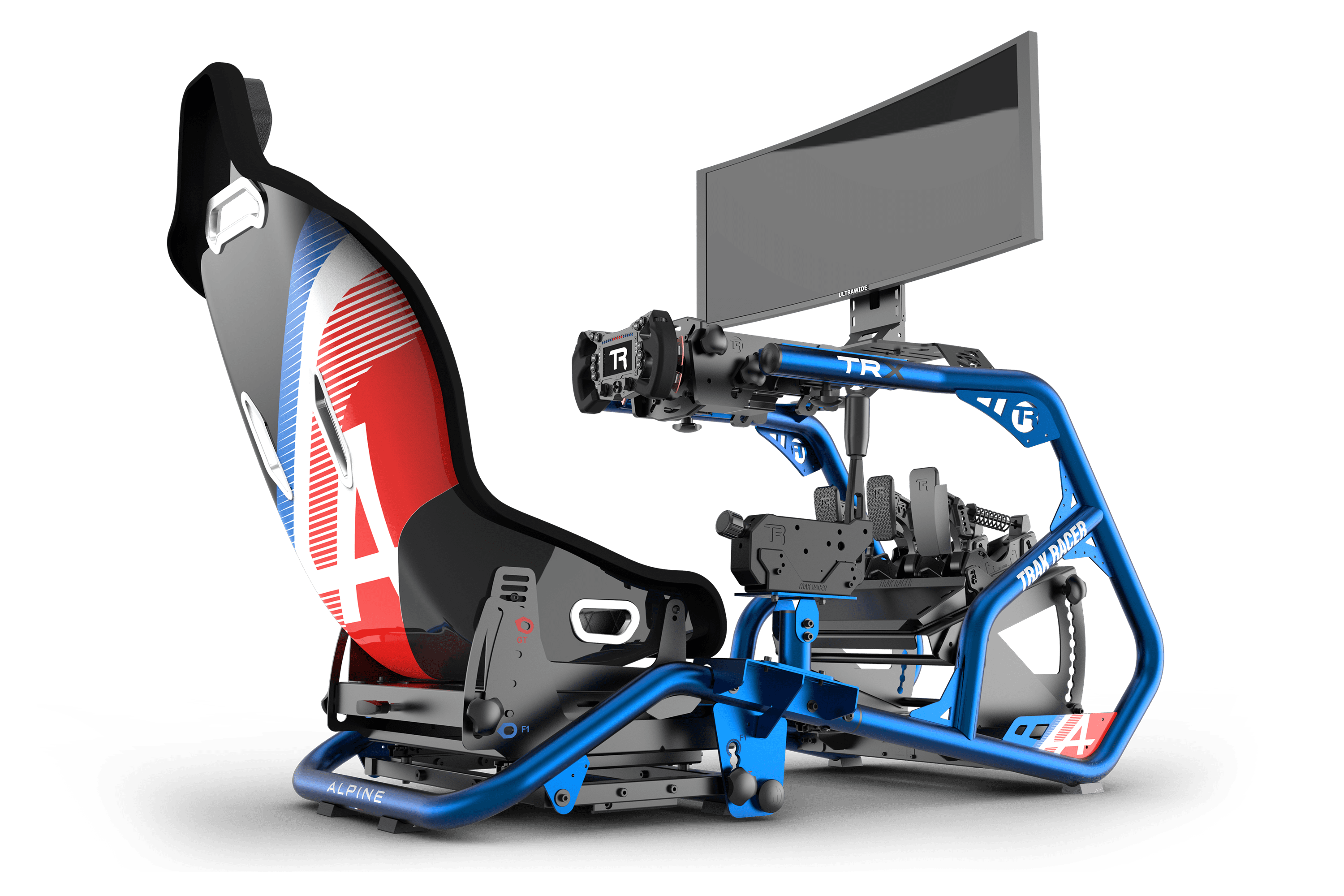 Universal Gear Shifter Mount for Alpine Racing TRX – Blue