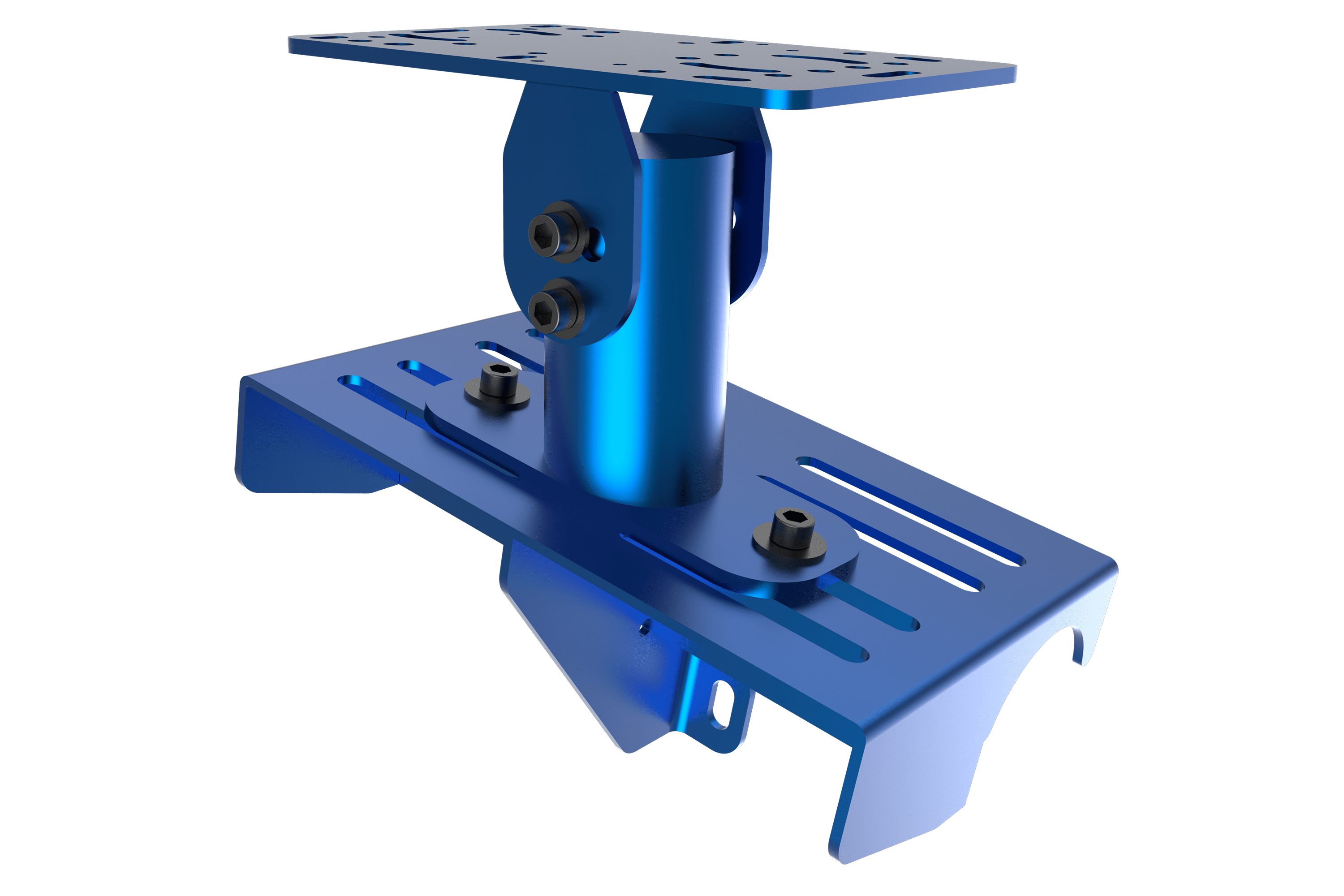 Universal Gear Shifter Mount for Alpine Racing TRX – Blue