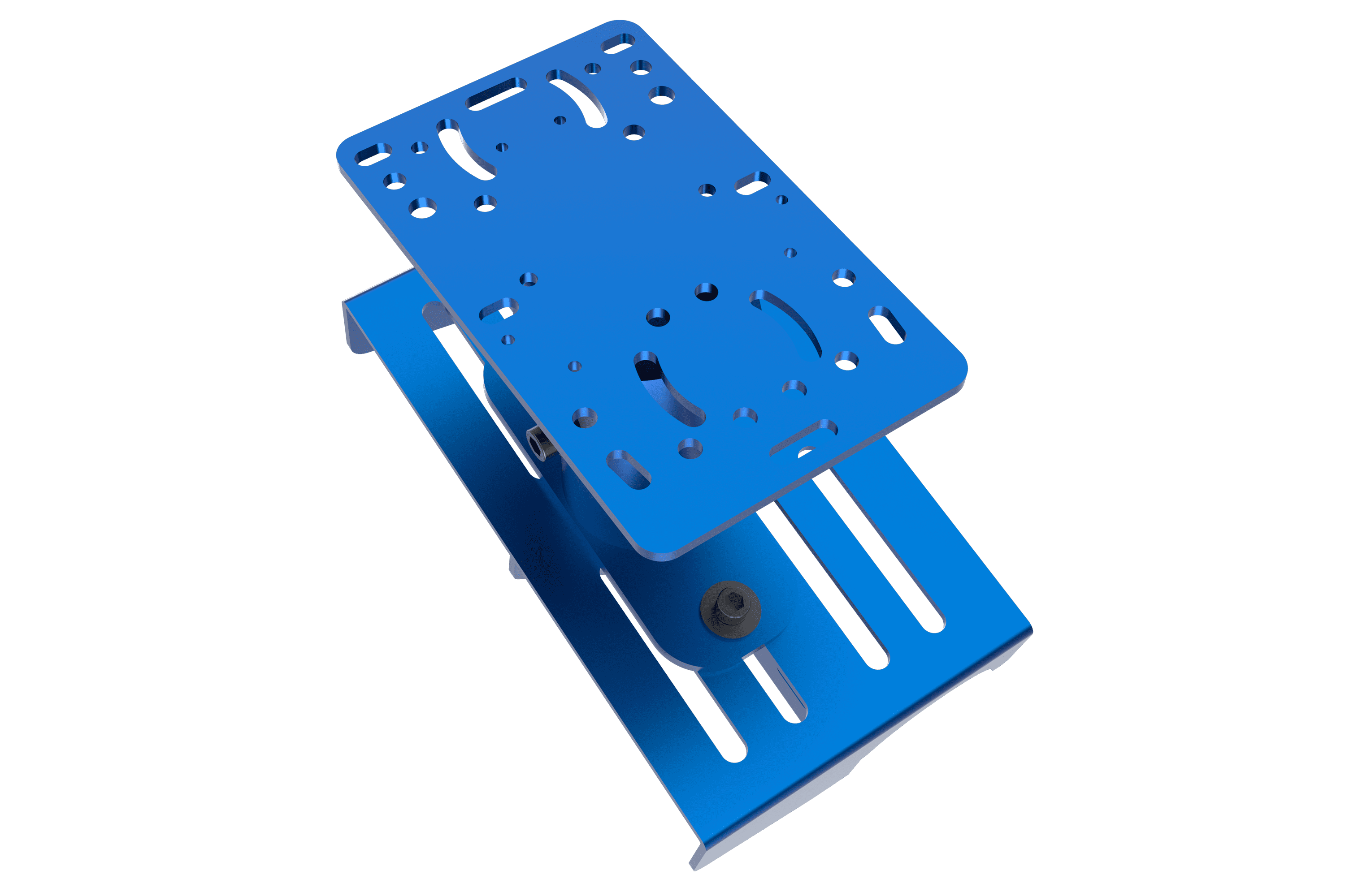 Universal Gear Shifter Mount for Alpine Racing TRX – Blue