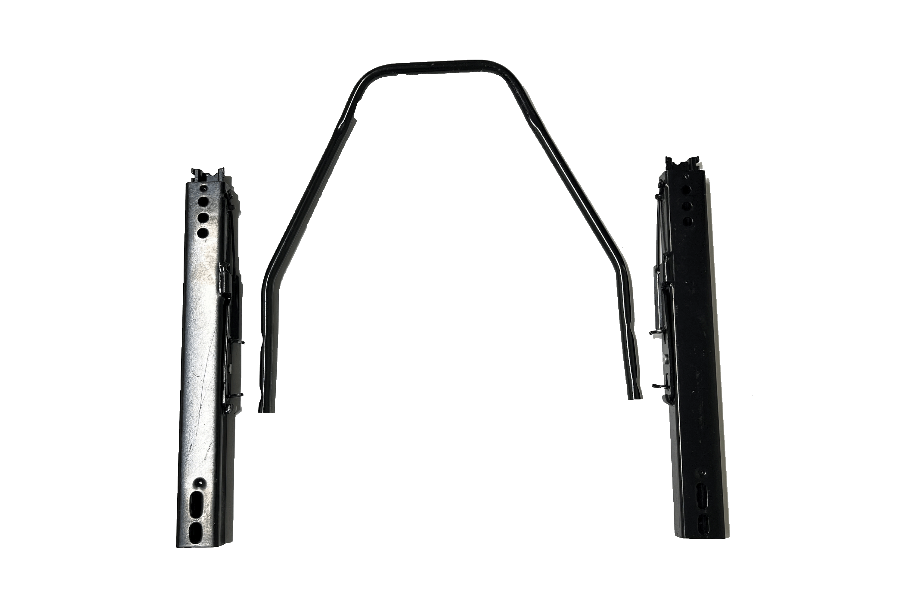 Universal Dual-Lock Seat Slider Kit — 110mm (4.33") Adjustable Seat Rail for Sim Racing