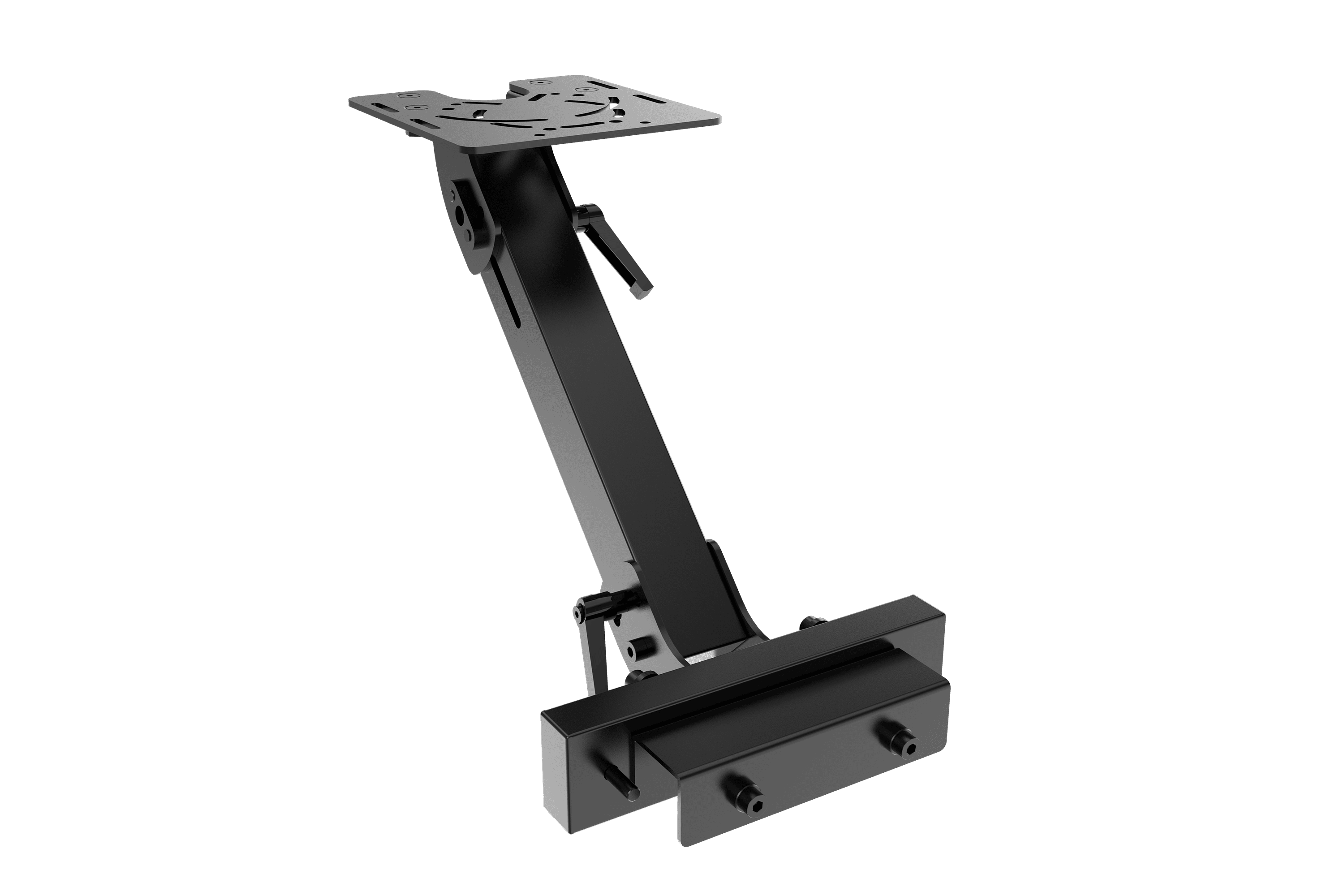 Center-Mount Flight Stick Bracket for Sim Rigs