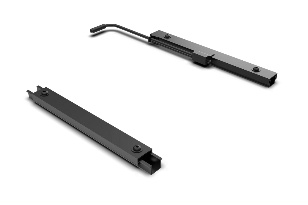 Universal Compact Seat Slider Kit — Low-Profile Adjustable Seat Rail for Sim Racing & Flight Sim Cockpits