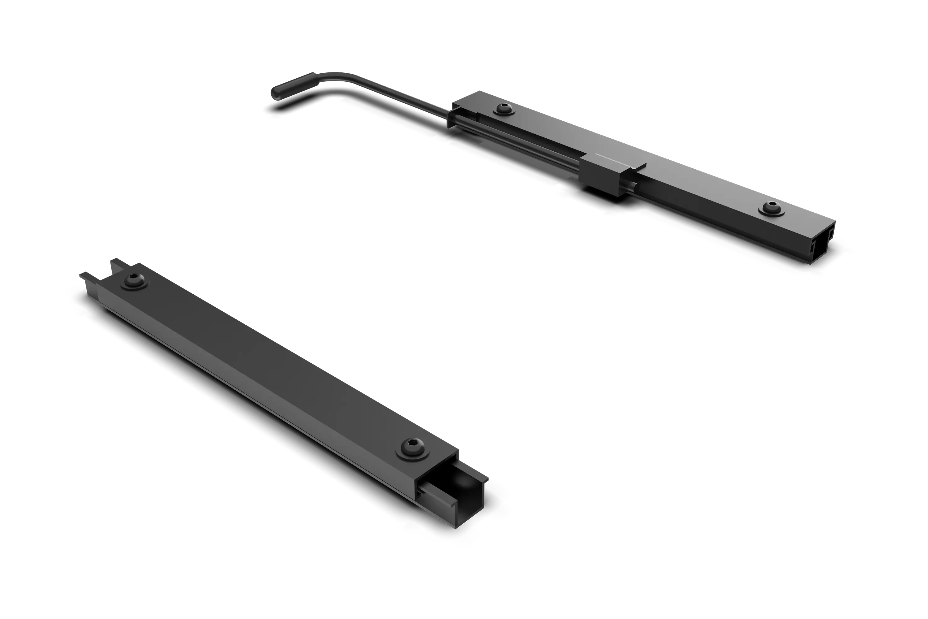 Universal Compact Seat Slider Kit — Low-Profile Adjustable Seat Rail for Sim Racing & Flight Sim Cockpits