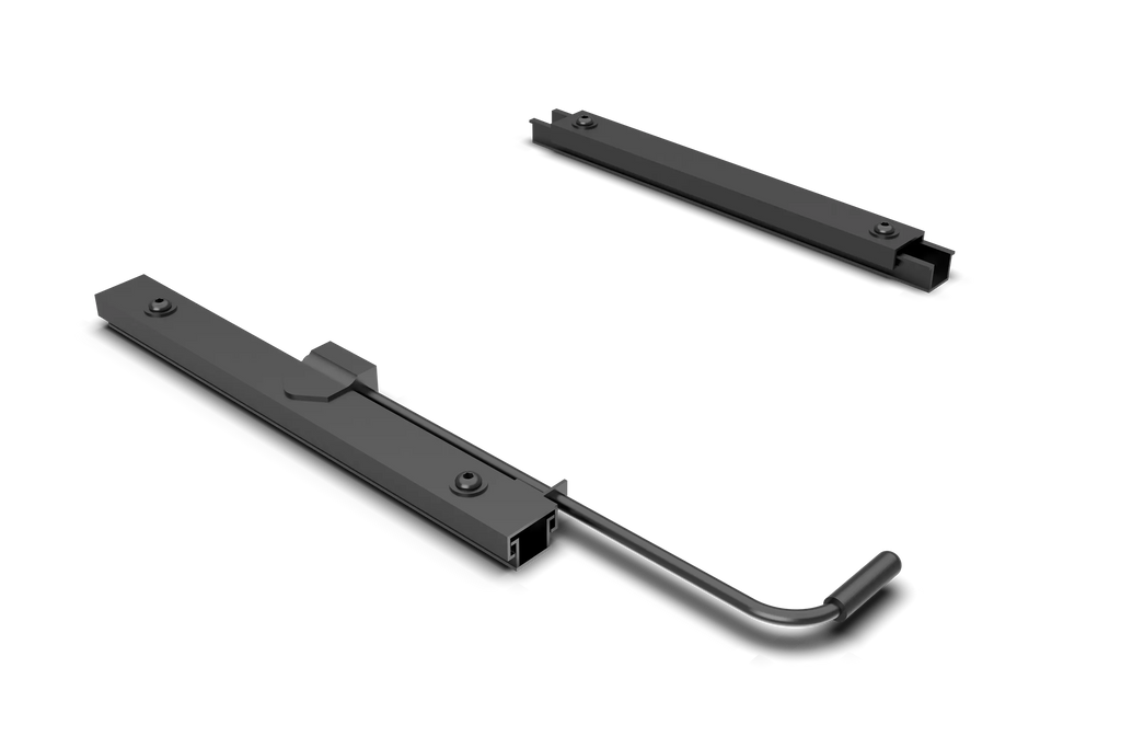 Universal Compact Seat Slider Kit — Low-Profile Adjustable Seat Rail for Sim Racing & Flight Sim Cockpits