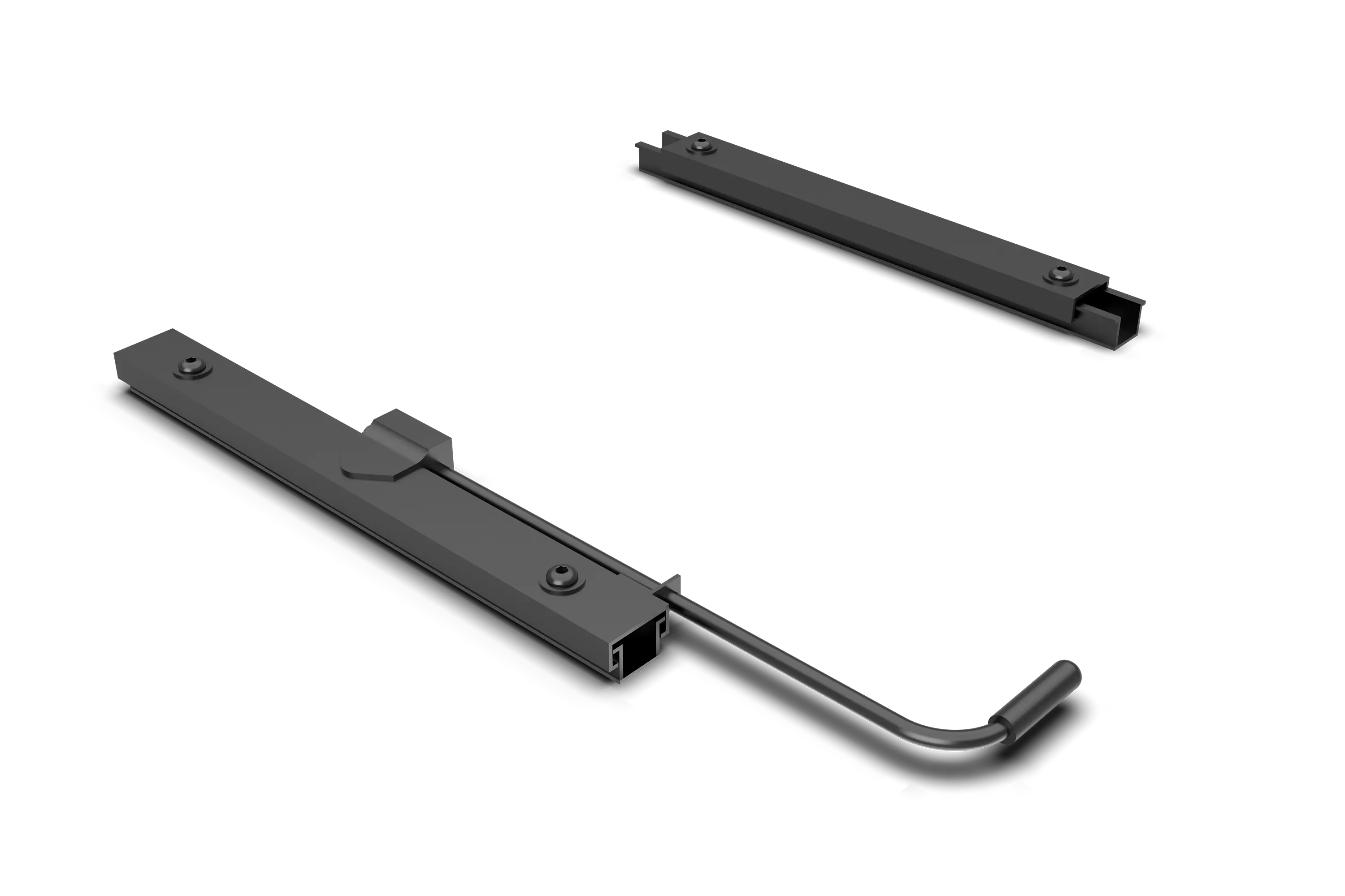 Universal Compact Seat Slider Kit — Low-Profile Adjustable Seat Rail for Sim Racing & Flight Sim Cockpits