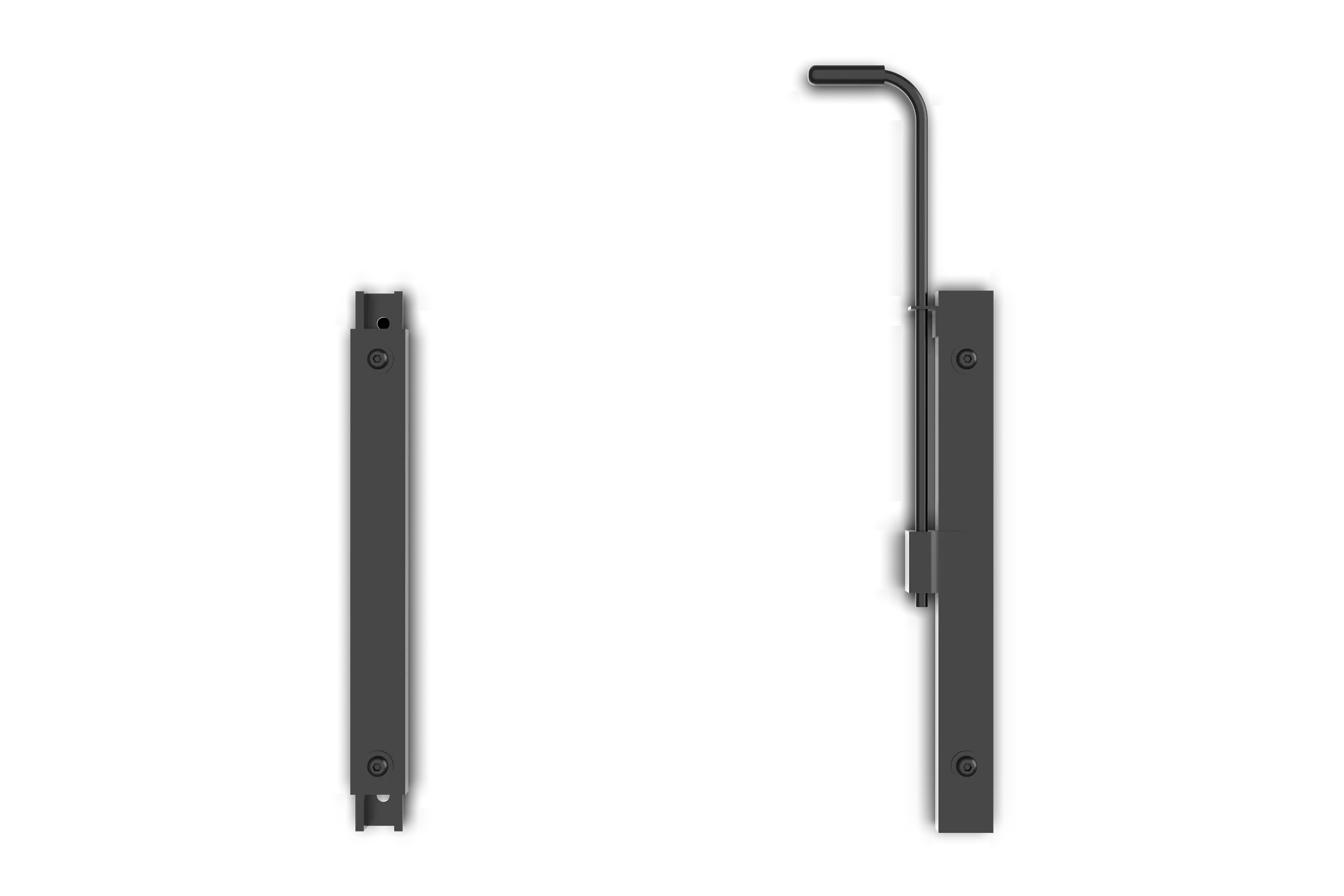 Universal Compact Seat Slider Kit — Low-Profile Adjustable Seat Rail for Sim Racing & Flight Sim Cockpits