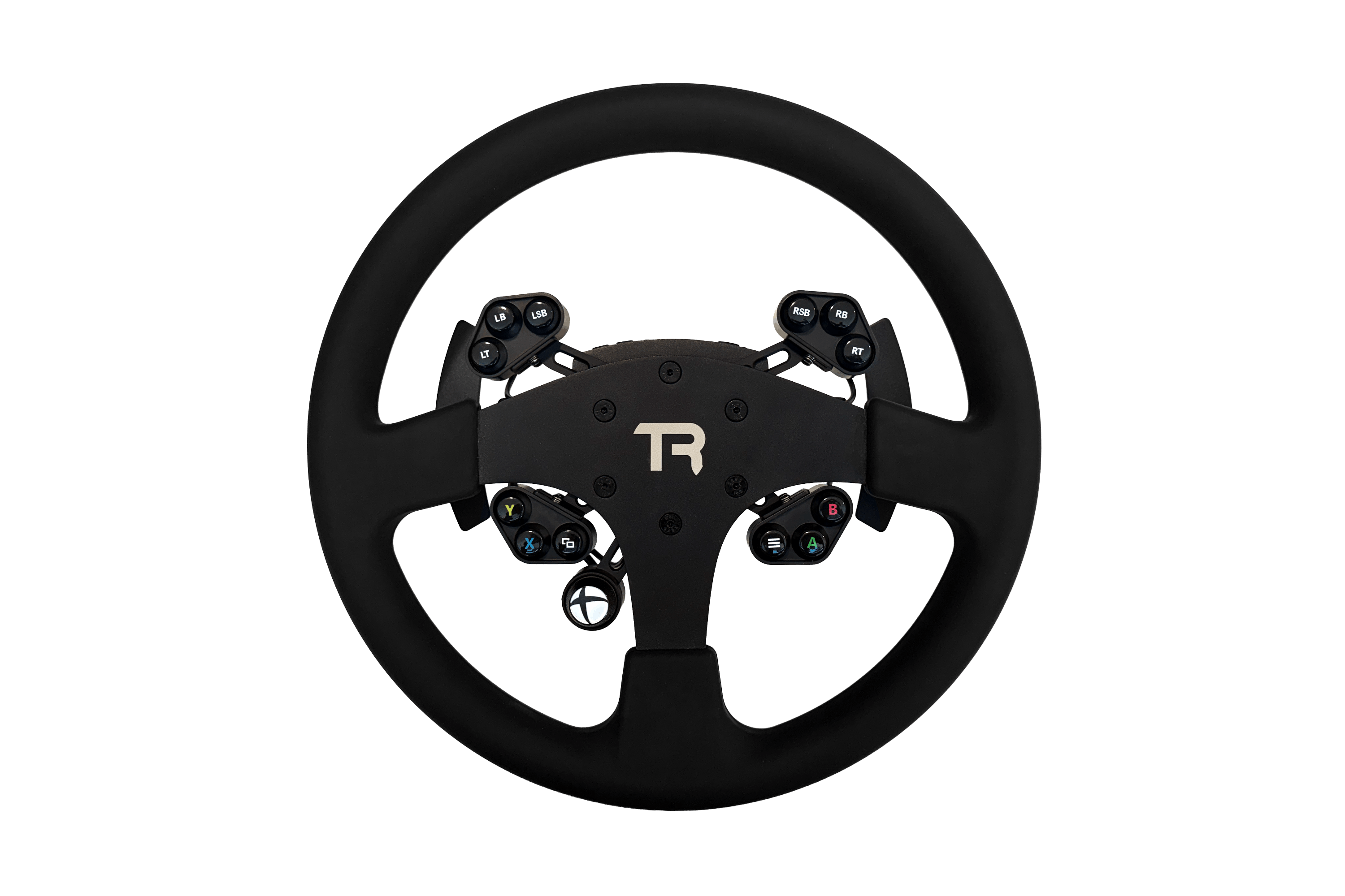 330mm/13" Round Sim Racing Wheel Rim – Aluminium Alloy with Silicone Grip