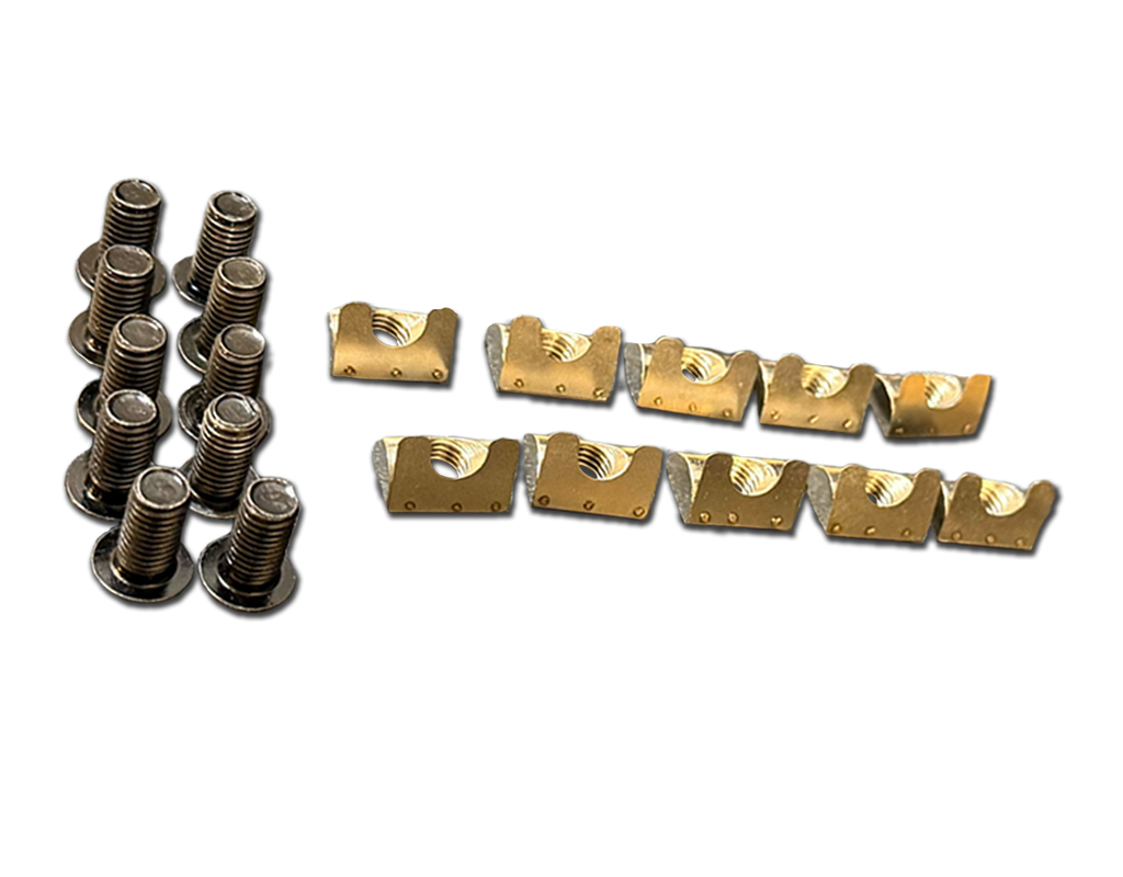 Hex Screw and Nut for 8mm T-Slot - Set of 10 or 20
