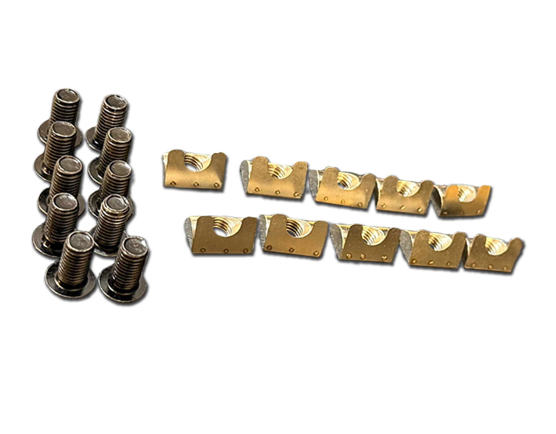 Hex Screw and Nut for 8mm T-Slot - Set of 10 or 20