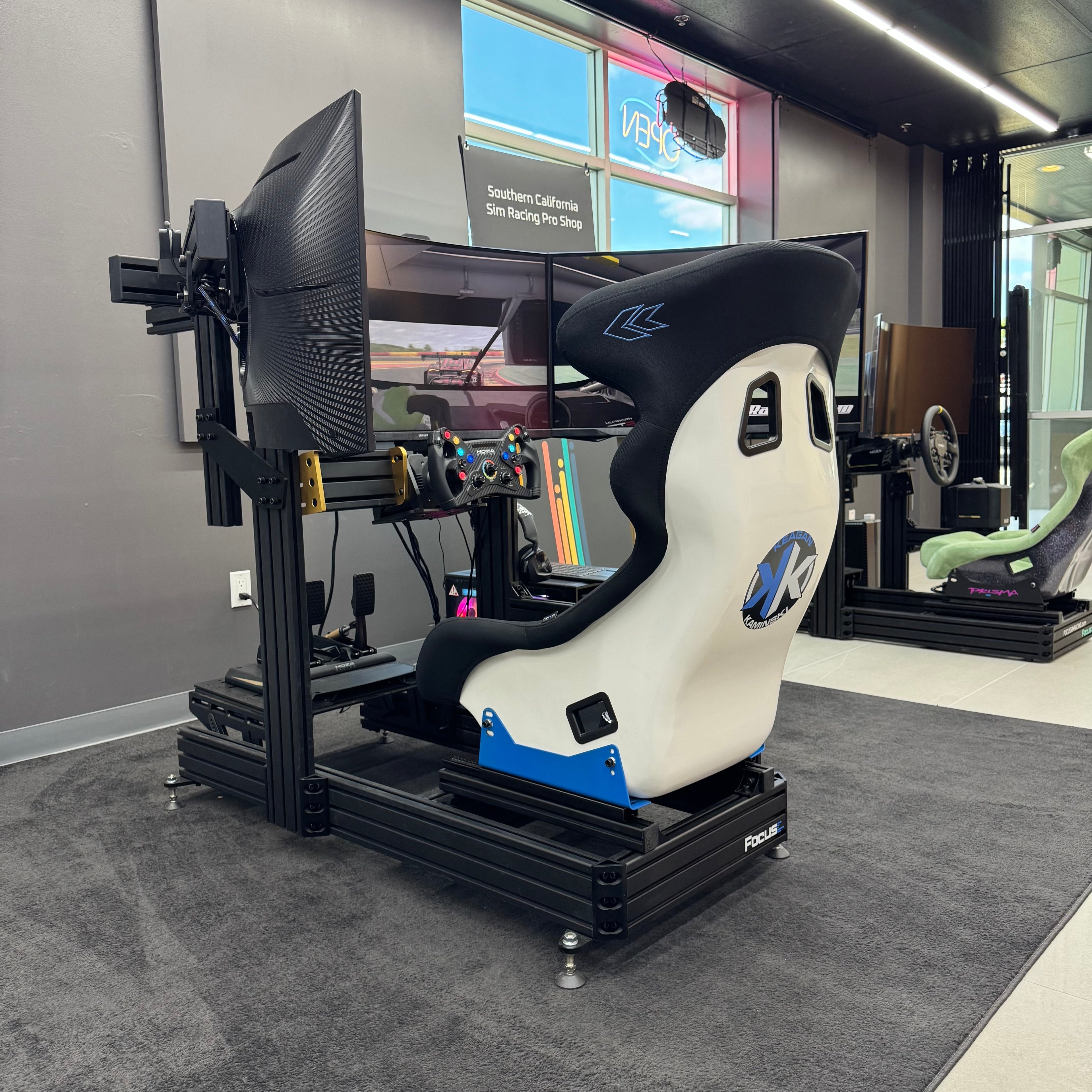 Focus Sim Racing Triple Monitor Add-on (Fits Focus Integrated and Freestanding)