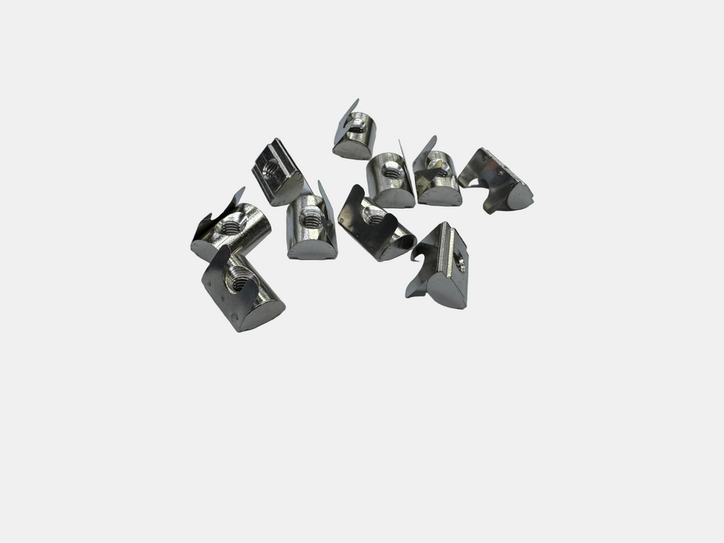 Focus Sim Racing M6 T-Nut – Set of 10 (For 40-Series Aluminum Extrusion)