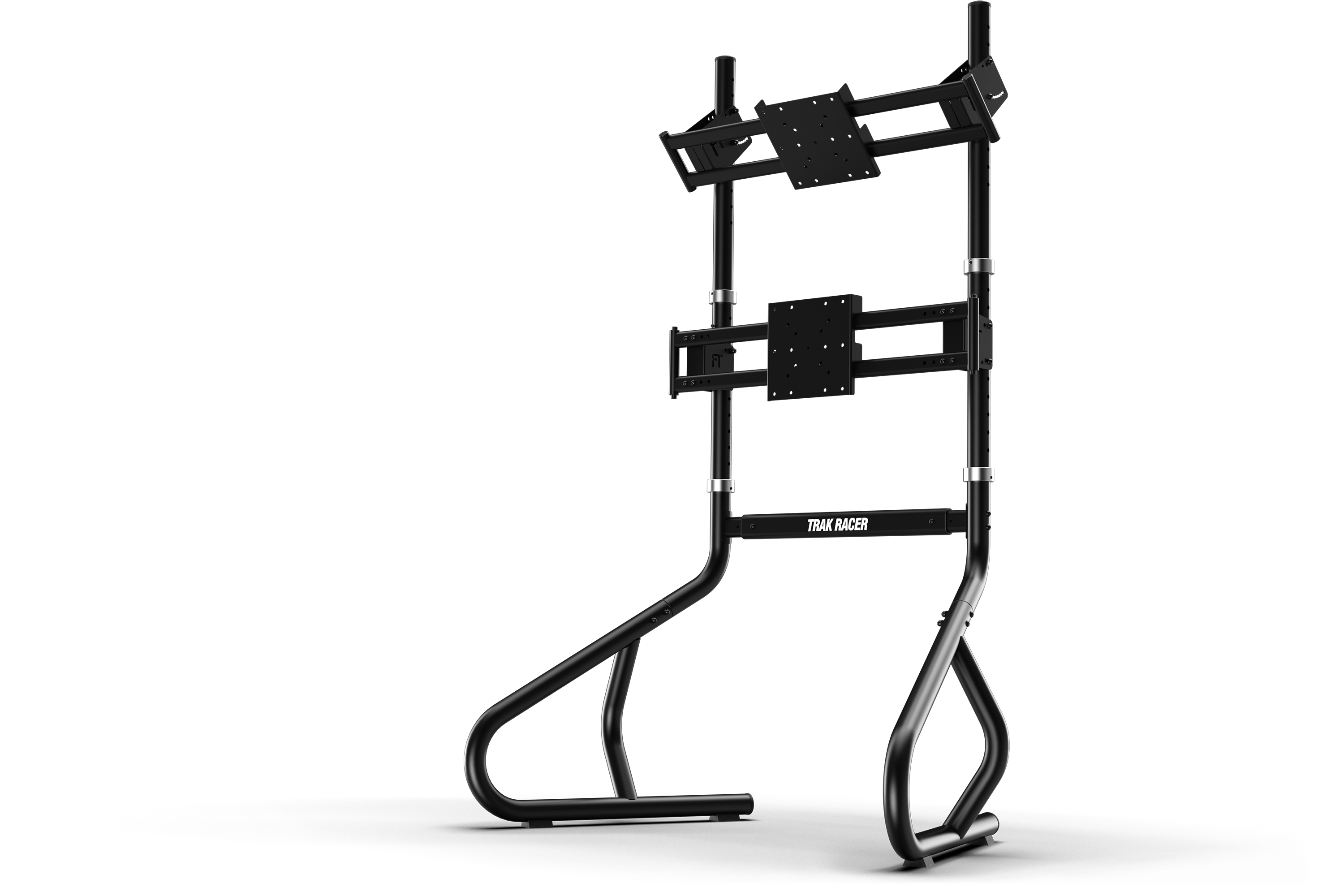 Freestanding Dual (2) Monitor Stand, Upgradeable to Triple – Up to 80" Display for Sim Racing, Flight Simulation & Truck Simulators