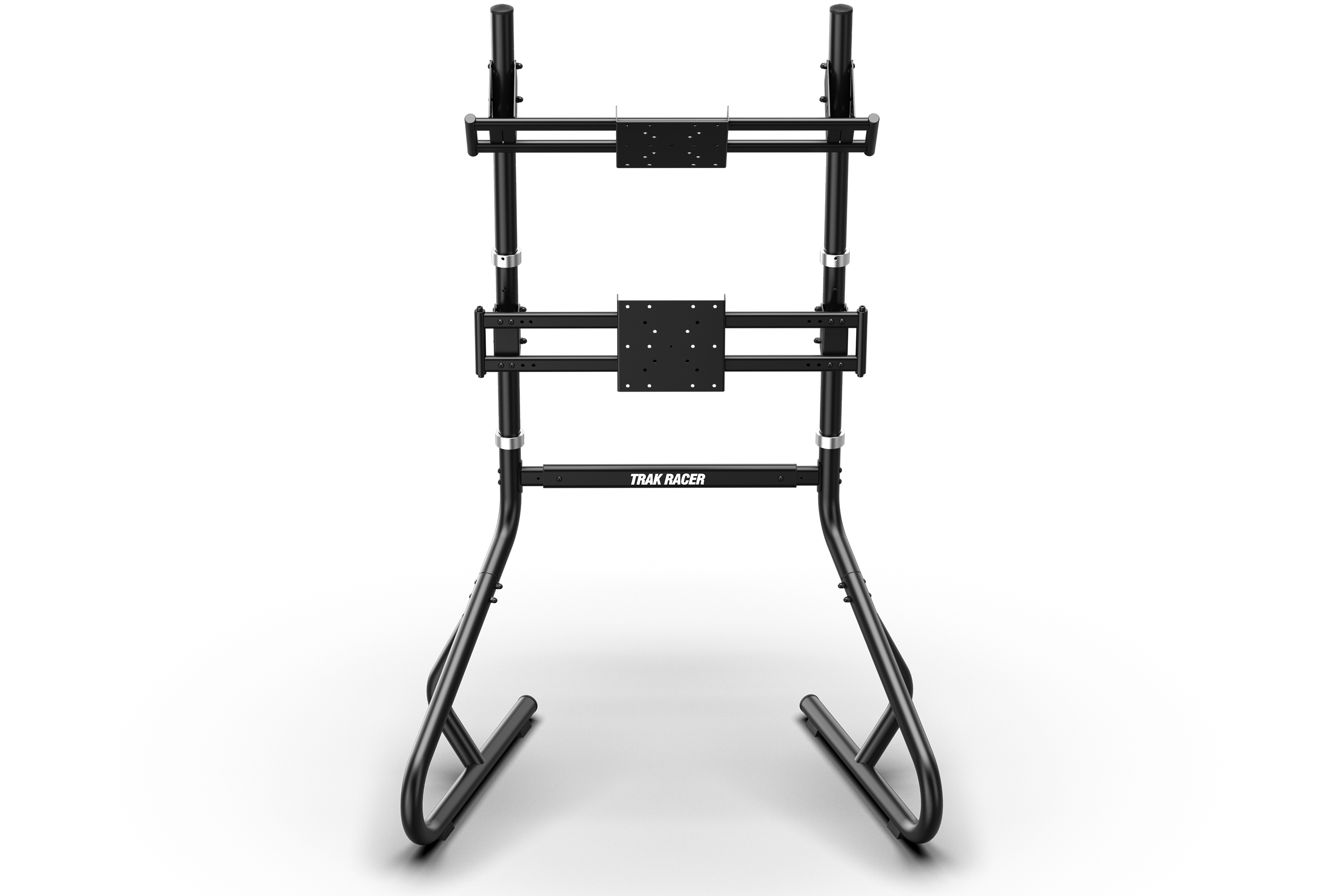 Freestanding Dual (2) Monitor Stand, Upgradeable to Triple – Up to 80" Display for Sim Racing, Flight Simulation & Truck Simulators