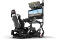 Freestanding Dual (2) Monitor Stand, Upgradeable to Triple – Up to 80" Display for Sim Racing, Flight Simulation & Truck Simulators