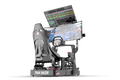 Cockpit-Mounted Dual (2) Monitor Stand – Up to 80" Display for Sim Racing, Flight Simulation & Truck Simulators