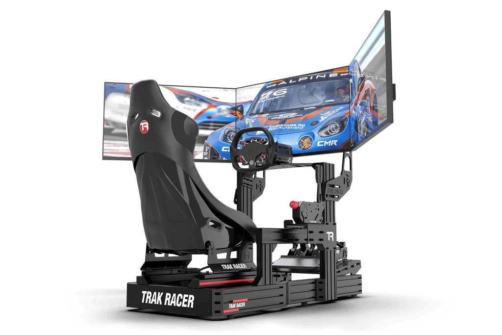 Cockpit-Mounted Triple (3) Monitor Stand – Up to 45" Displays for Sim Racing, Flight Simulation & Truck Simulators