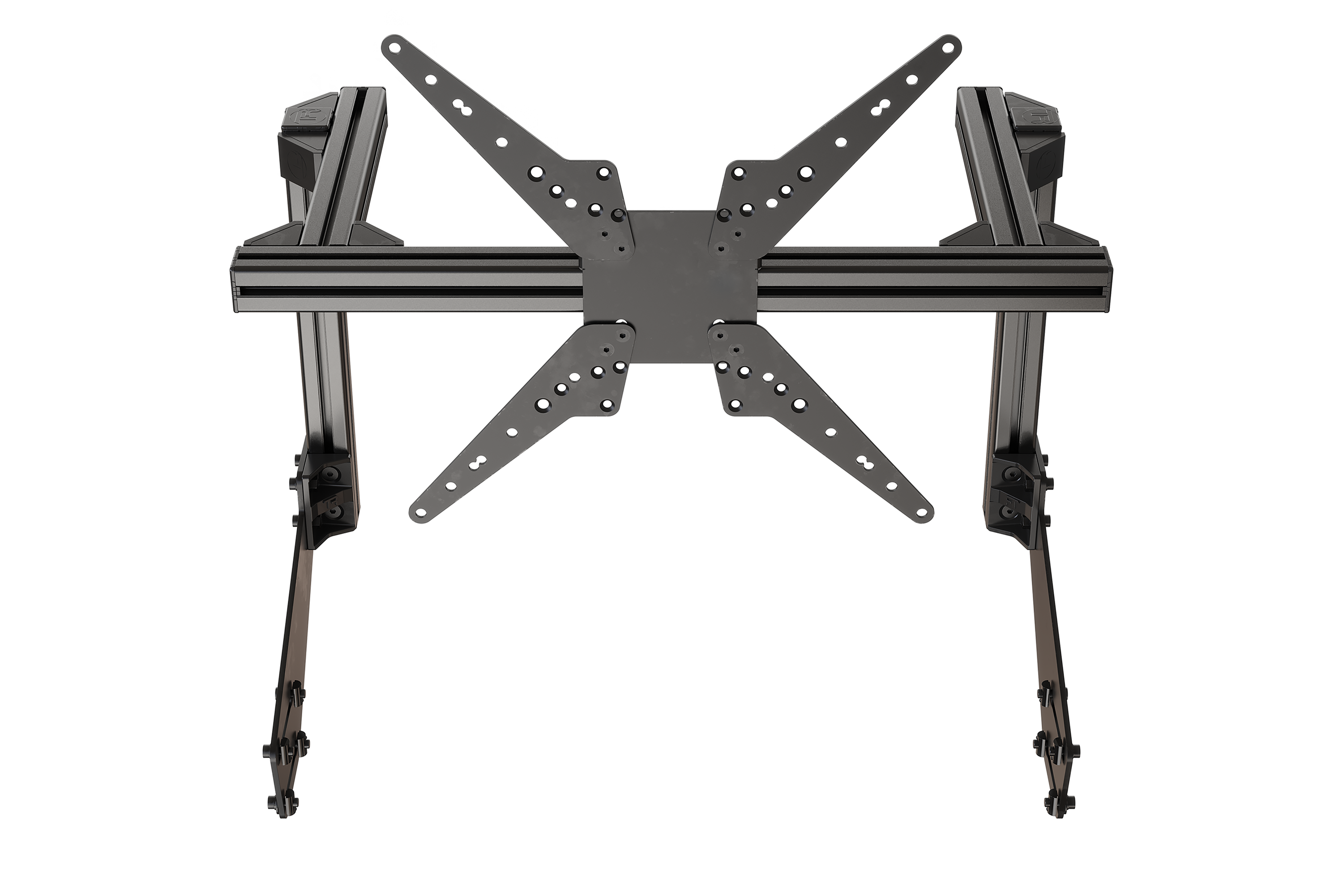 Cockpit-Mounted Single Monitor Stand (Lite) — Compact Monitor Mount for Sim Racing & Flight Sim Rigs