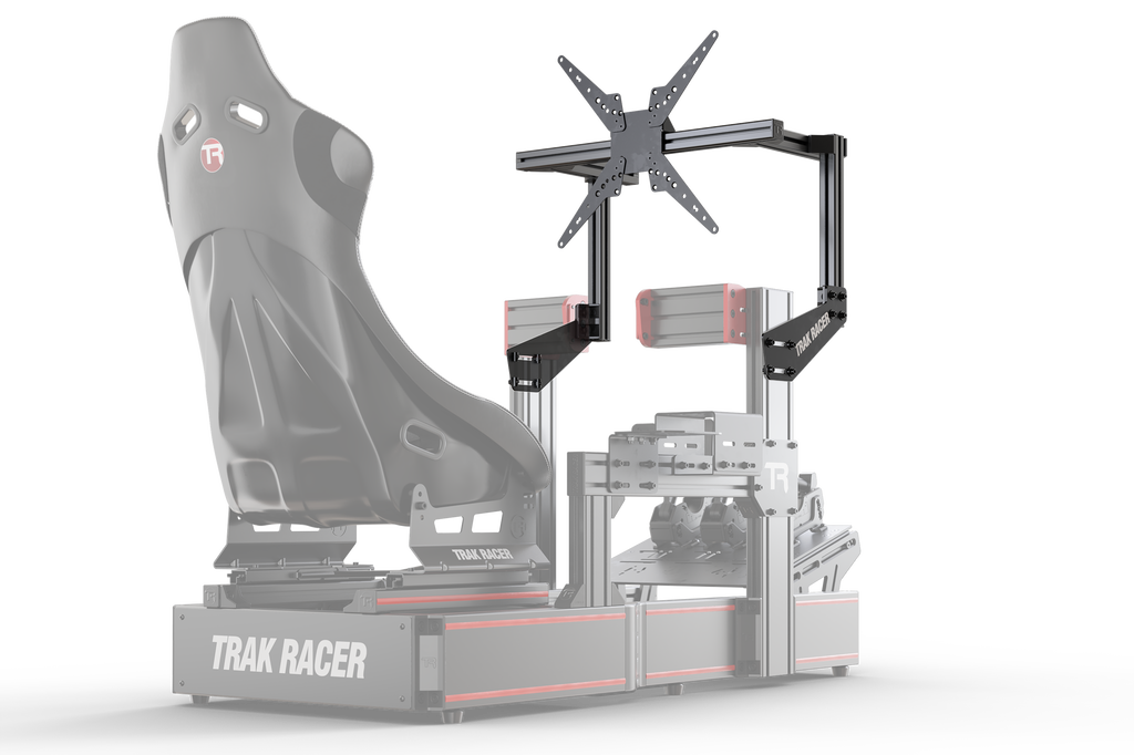 Cockpit-Mounted Single Monitor Stand (Lite) — Compact Monitor Mount for Sim Racing & Flight Sim Rigs