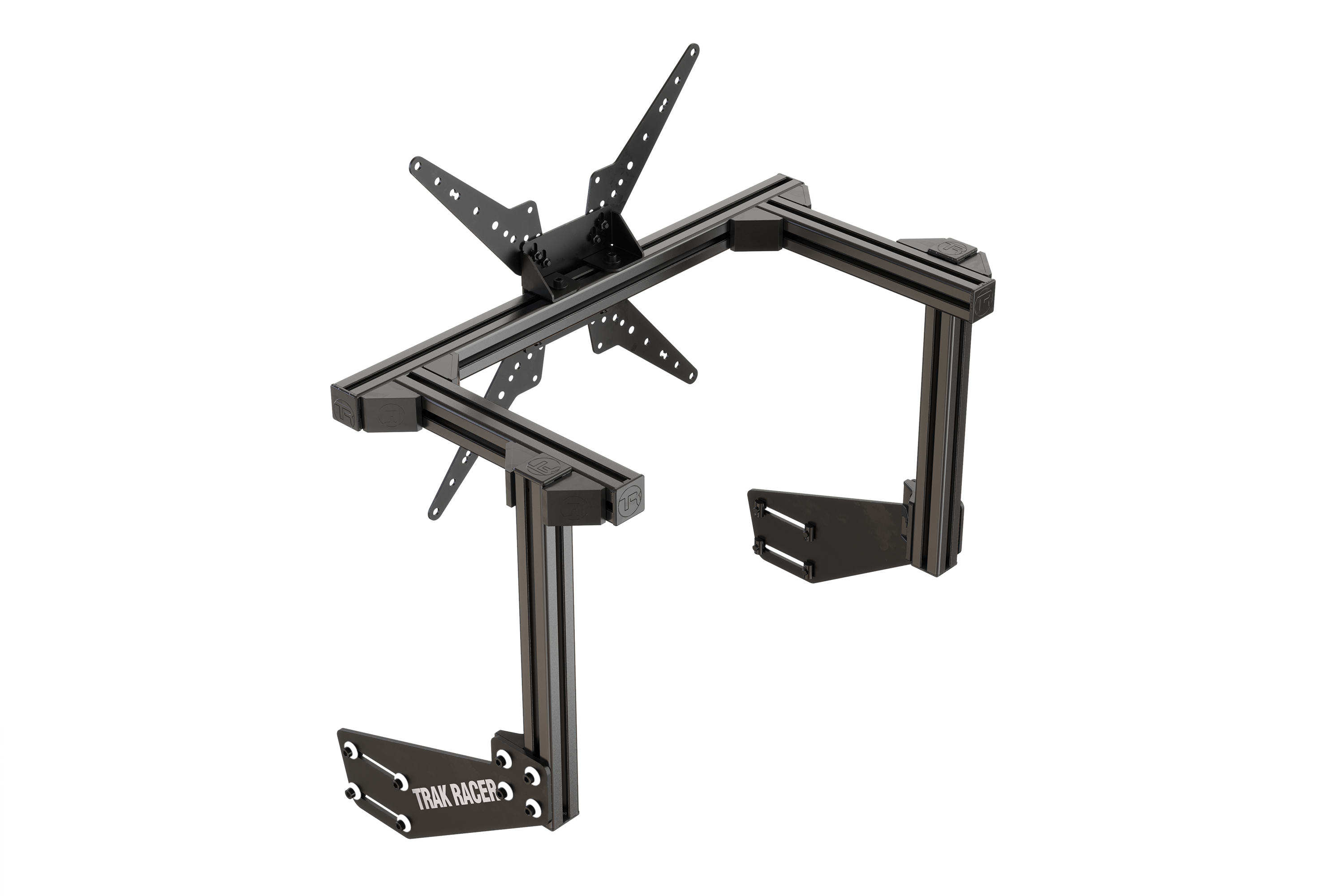 Cockpit-Mounted Single Monitor Stand (Lite) — Compact Monitor Mount for Sim Racing & Flight Sim Rigs