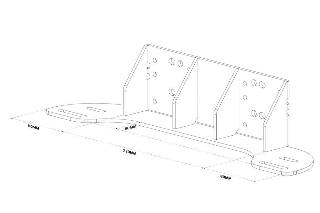 UNIVERSAL QS-BT1 Direct Drive Seat Belt Tensioner Bracket