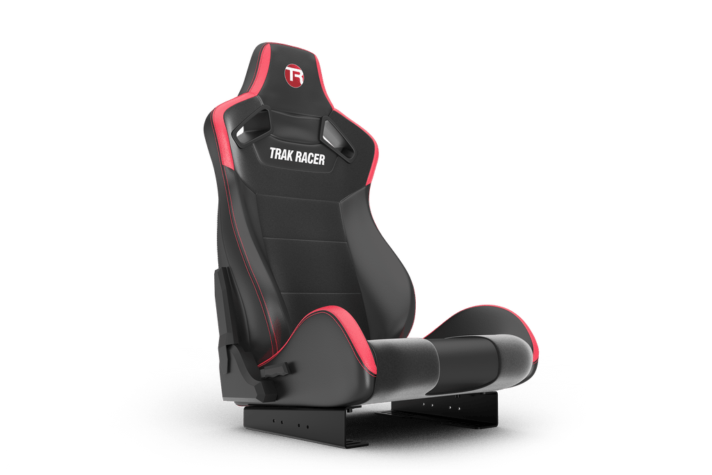 Recliner Sim Racing Seat — Premium Leather/Alcantara-Style Adjustable Seat