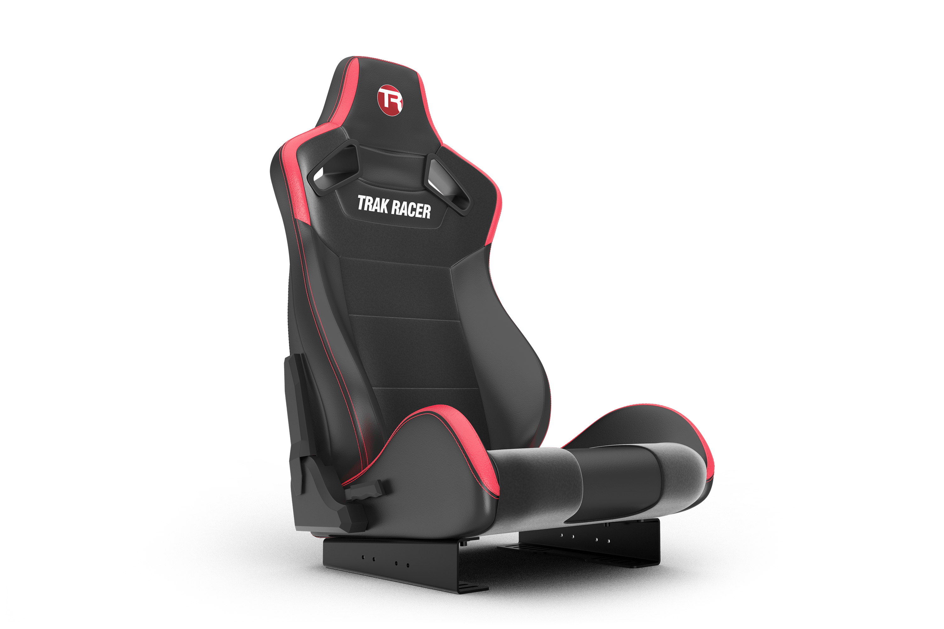Recliner Sim Racing Seat — Premium Leather/Alcantara-Style Adjustable Seat