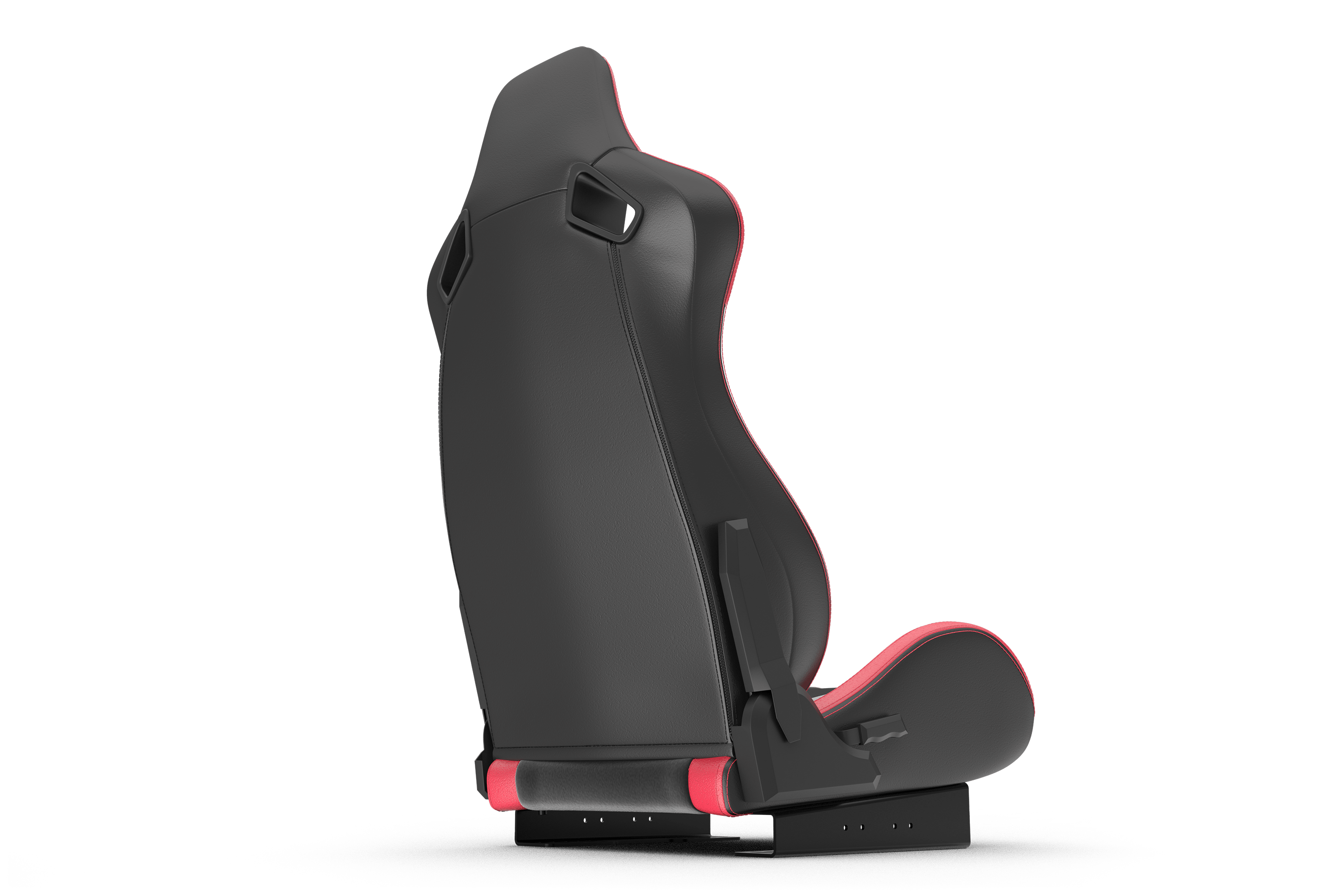Recliner Sim Racing Seat — Premium Leather/Alcantara-Style Adjustable Seat