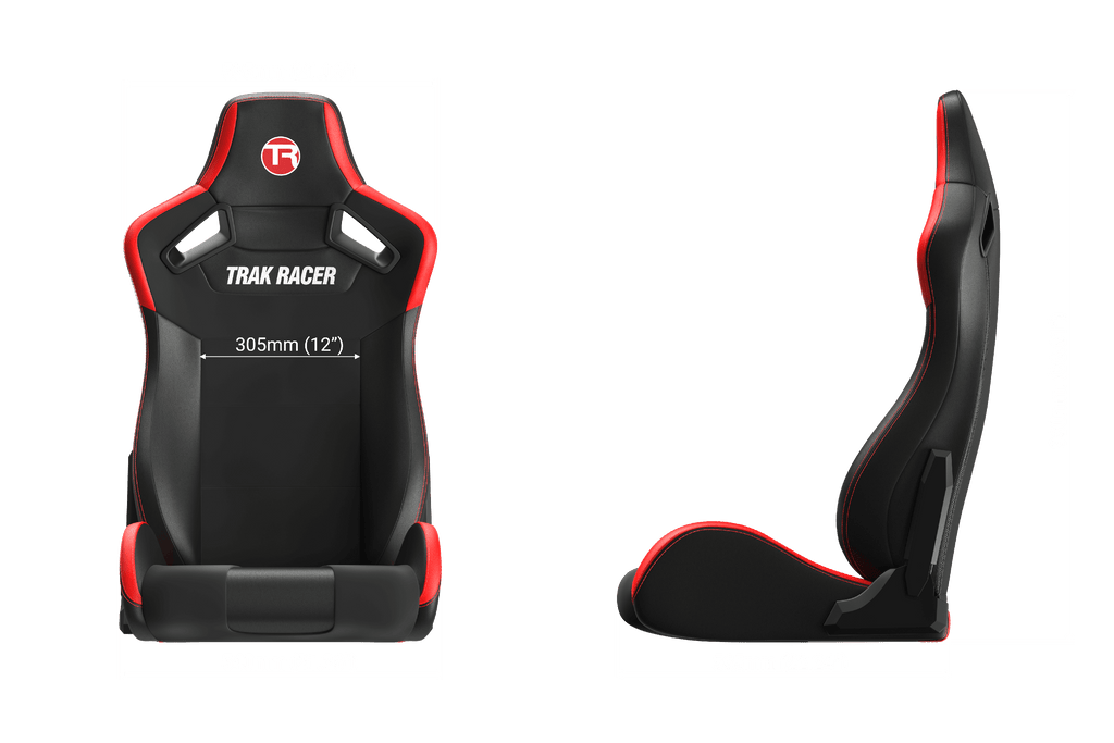 Recliner Sim Racing Seat — Premium Leather/Alcantara-Style Adjustable Seat