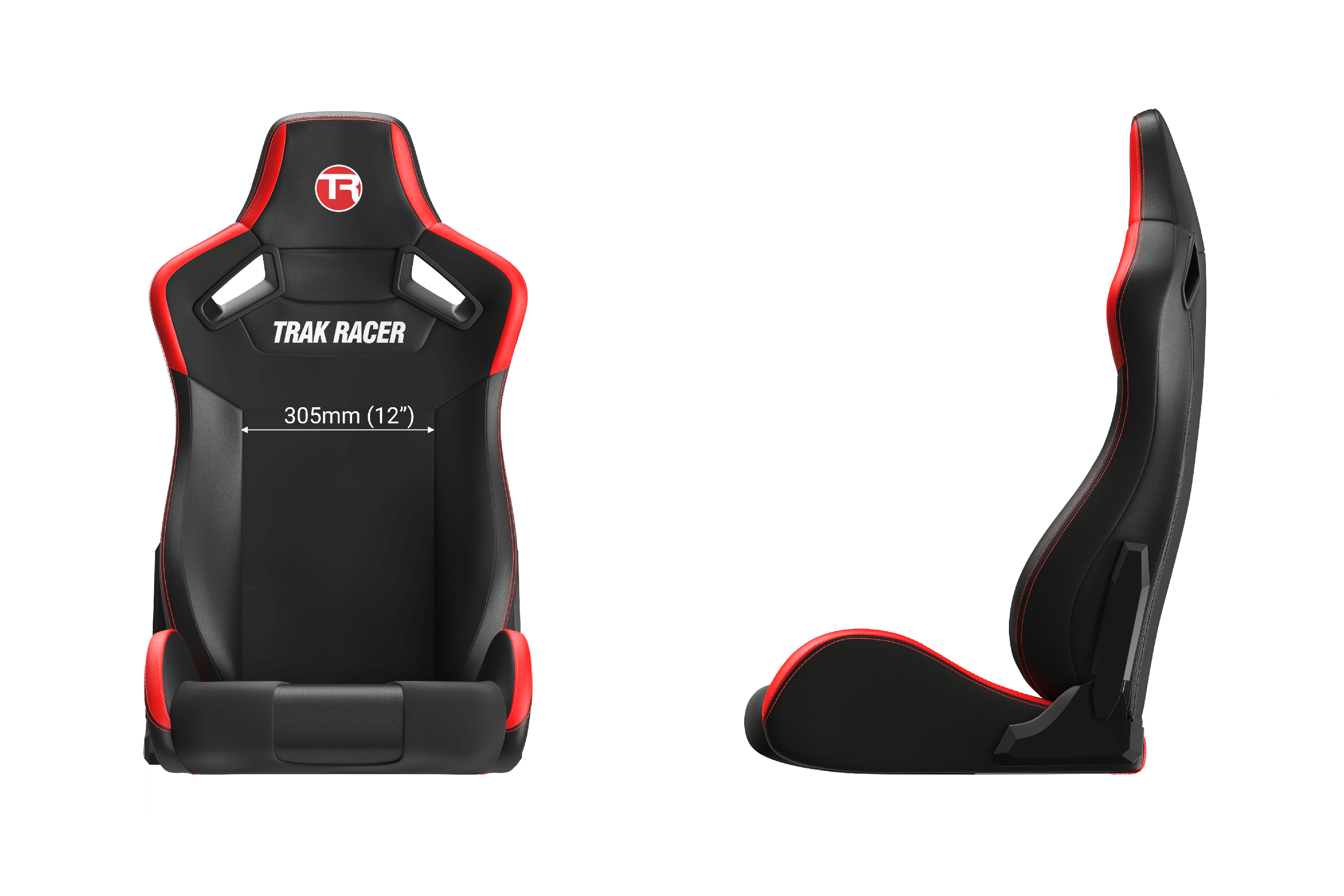 Recliner Sim Racing Seat — Premium Leather/Alcantara-Style Adjustable Seat