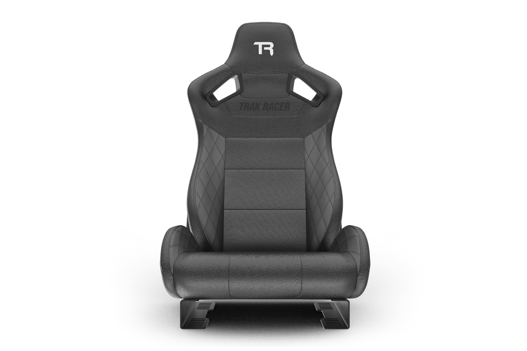 Recliner Sim Racing Seat — Premium Diamond-Stitched Leather-Style Finish