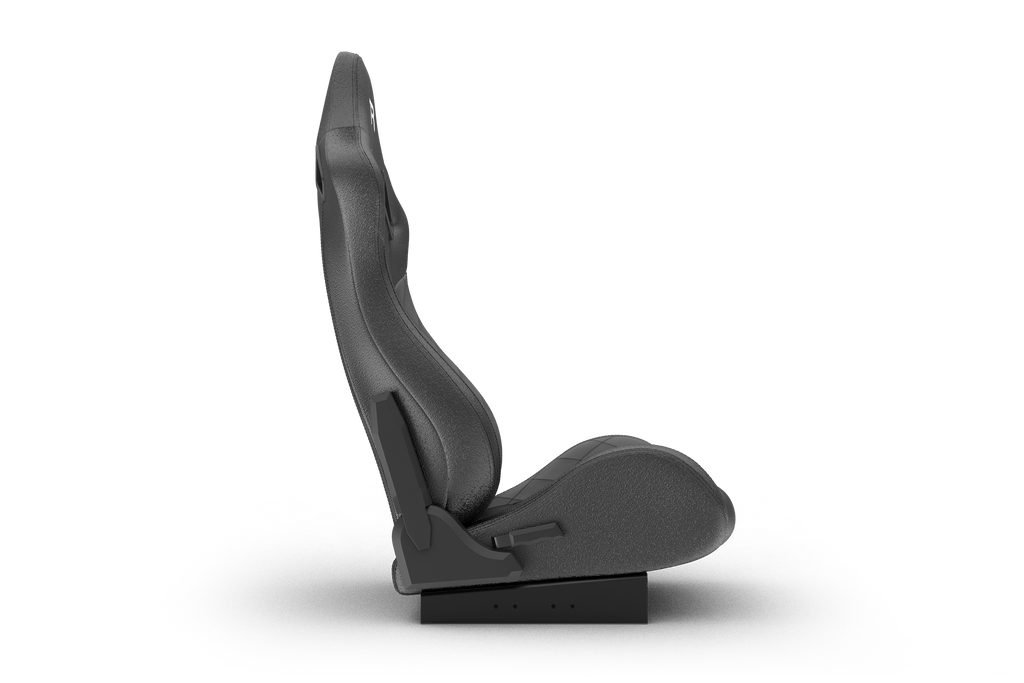 Recliner Sim Racing Seat — Premium Diamond-Stitched Leather-Style Finish