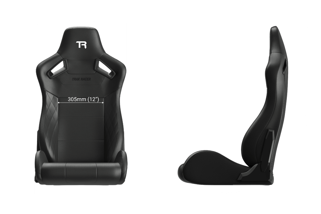 Recliner Sim Racing Seat — Premium Diamond-Stitched Leather-Style Finish