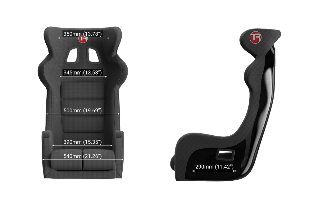 GT Pro Racing Bucket Seat - Fiberglass