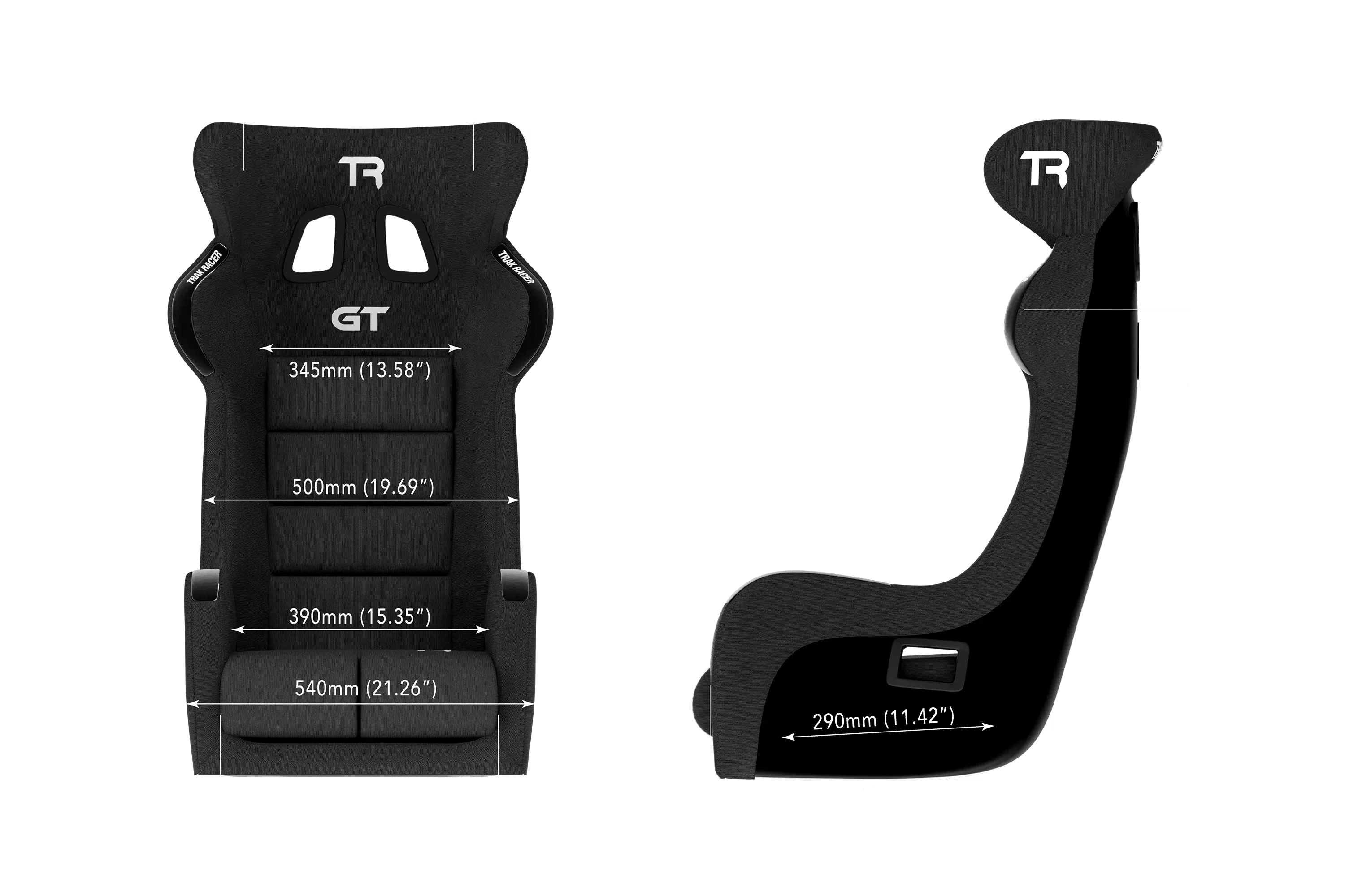 GT Pro Racing Bucket Seat - Fiberglass