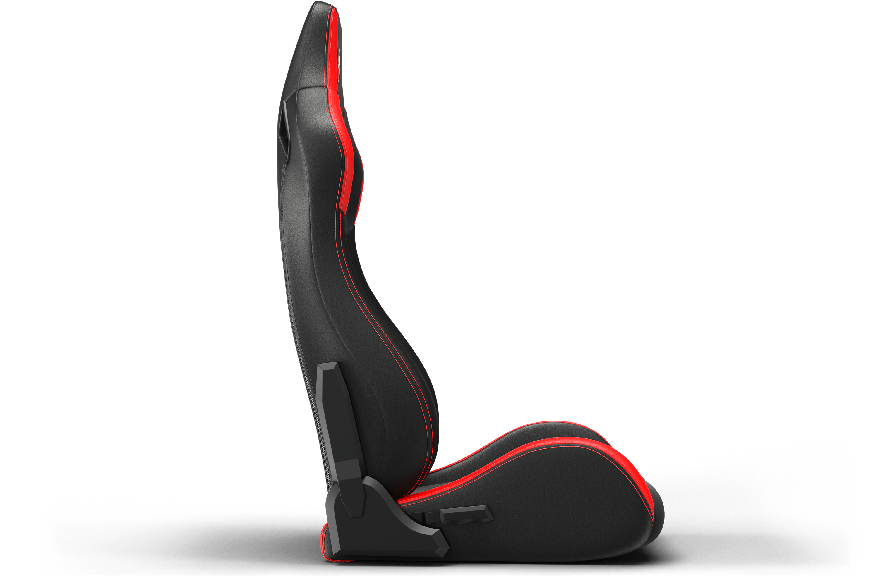 Recliner Sim Racing Seat — Premium Leather/Alcantara-Style Adjustable Seat