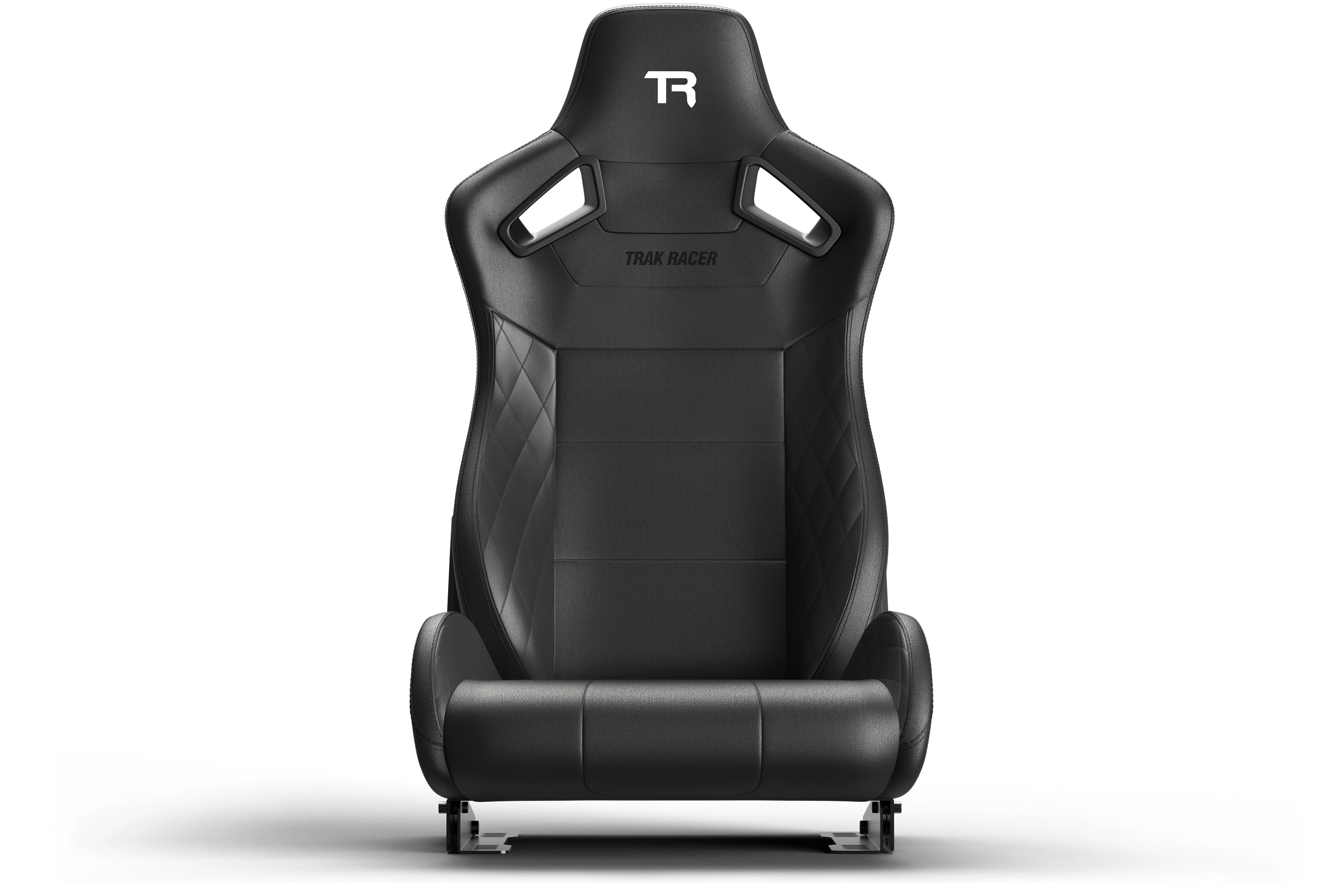 Recliner Sim Racing Seat — Premium Diamond-Stitched Leather-Style Finish