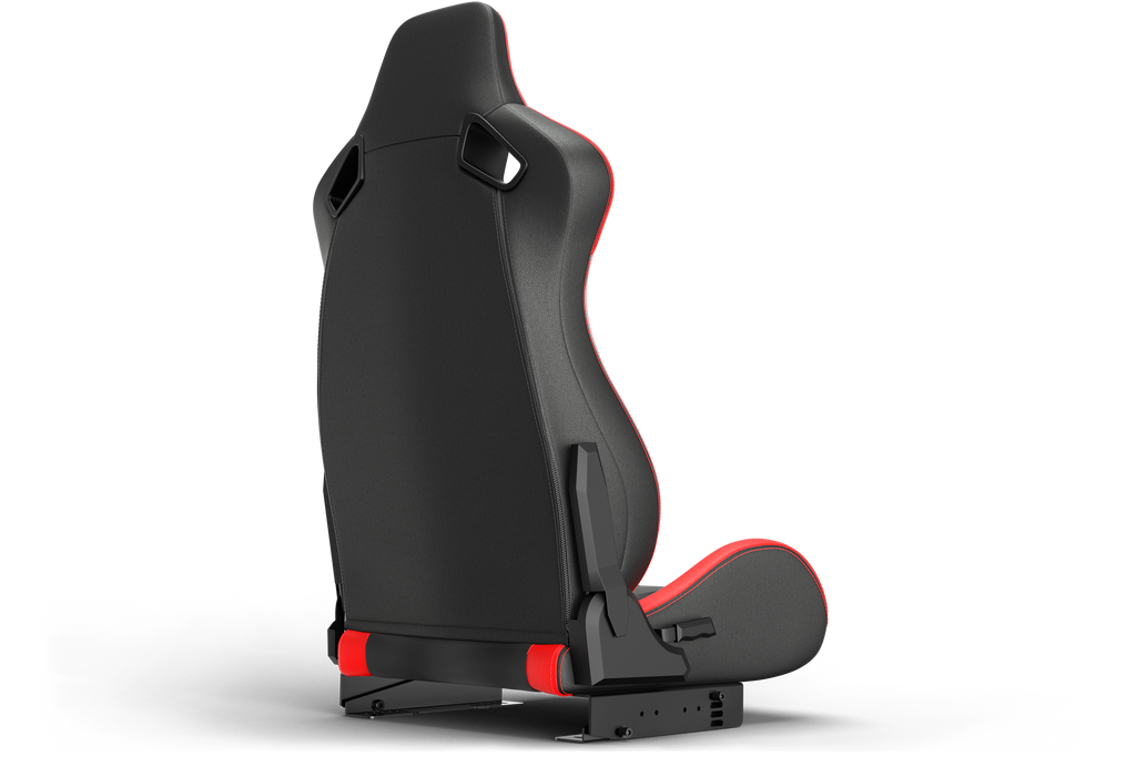 Recliner Sim Racing Seat — Premium Leather/Alcantara-Style Adjustable Seat