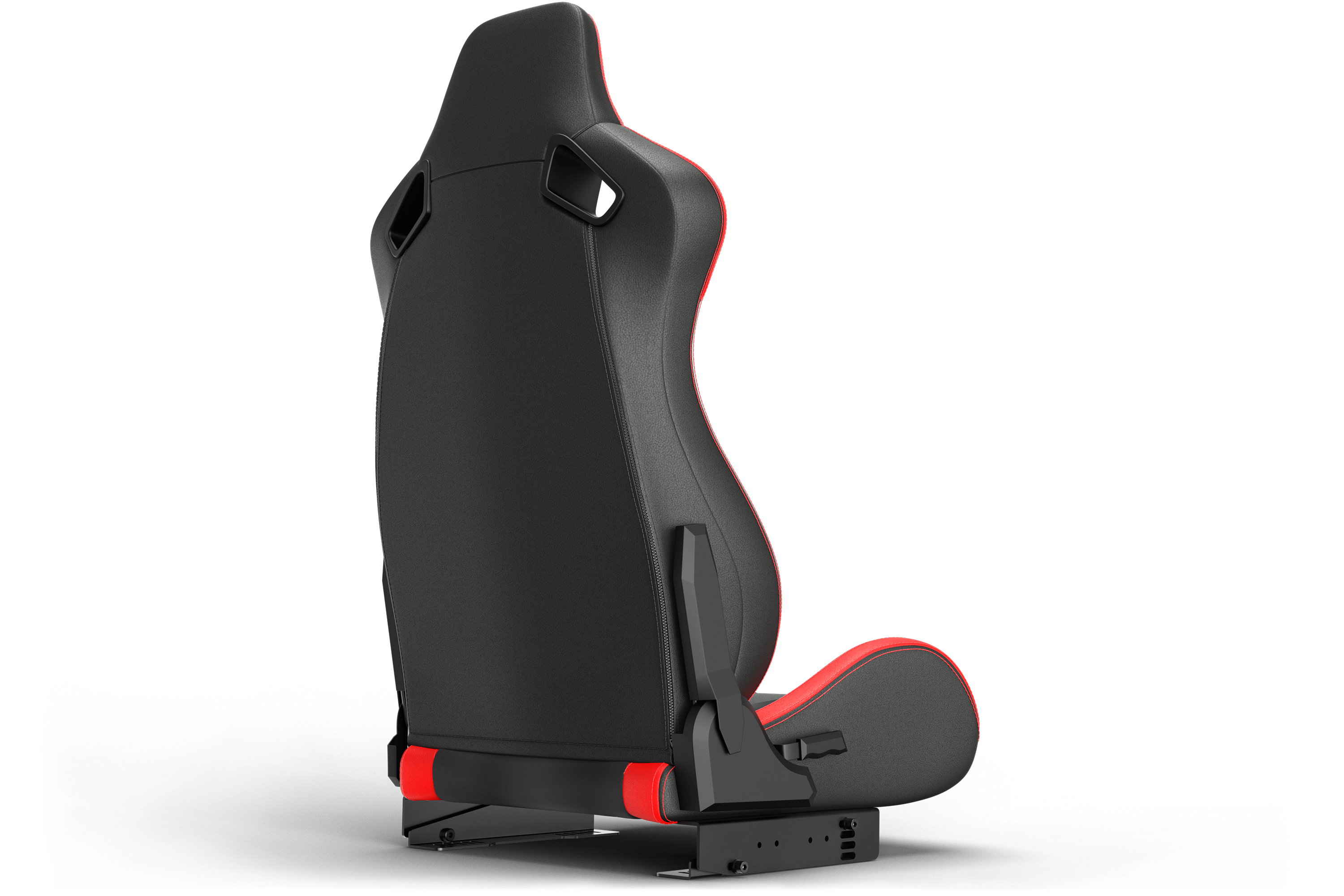 Recliner Sim Racing Seat — Premium Leather/Alcantara-Style Adjustable Seat