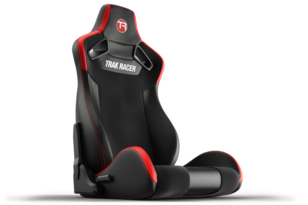 Recliner Sim Racing Seat — Premium Leather/Alcantara-Style Adjustable Seat
