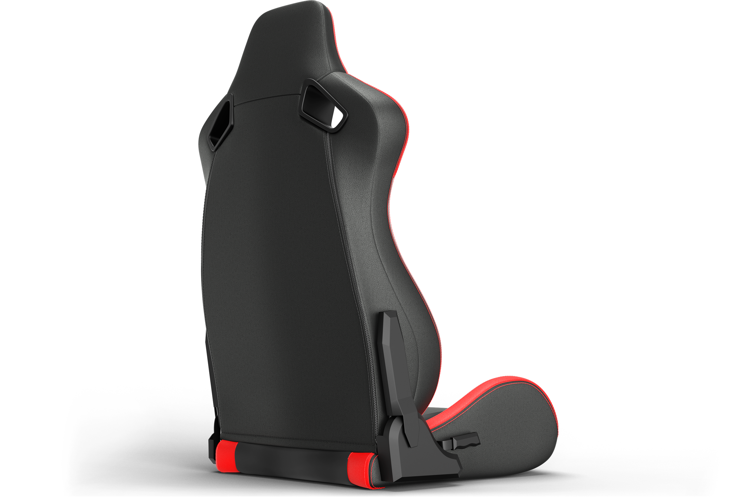 Recliner Sim Racing Seat — Premium Leather/Alcantara-Style Adjustable Seat
