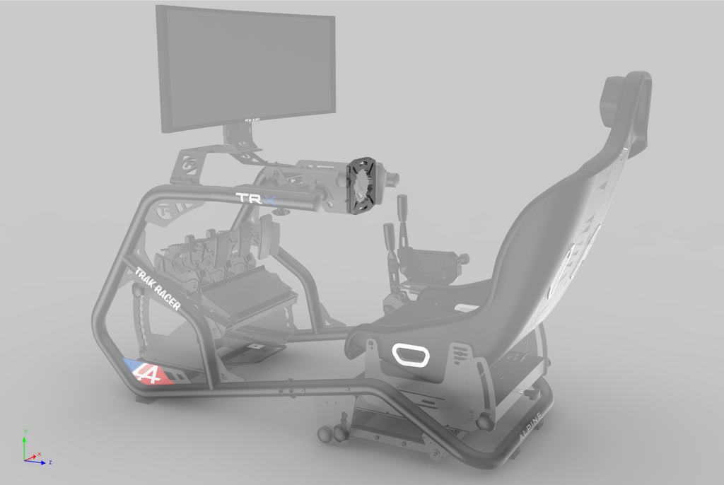 TR-One V3 Front-Mount for Simucube, VRS & Simagic Alpha Wheelbases — Requires TR-One Base Kit (TR80-NWMA4)