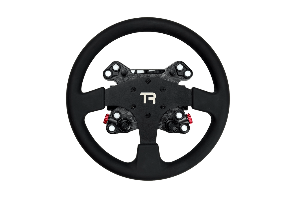 330mm/13" Round Sim Racing Wheel Rim – Aluminium Alloy with Silicone Grip