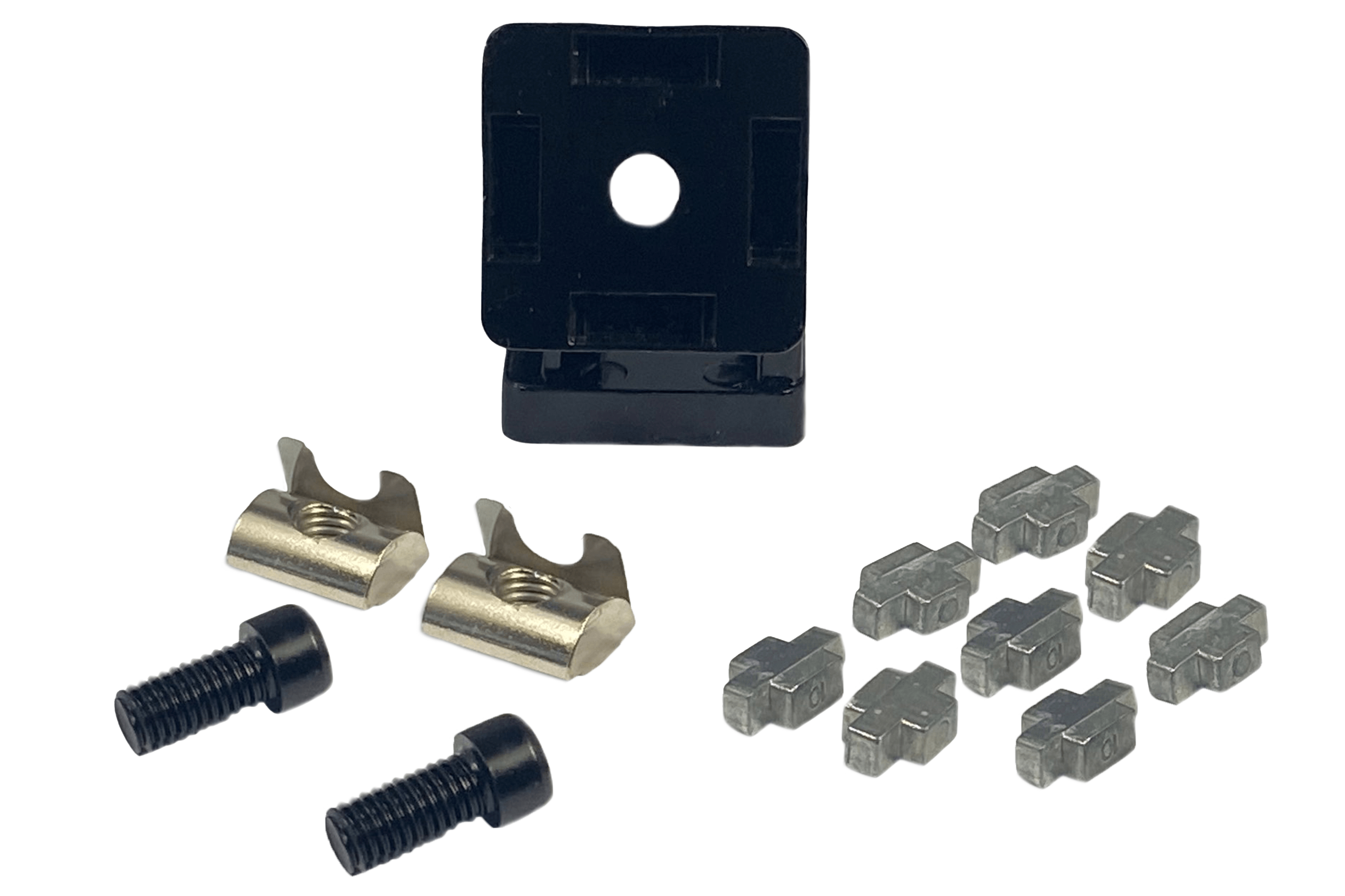 40x40mm (1.57" x 1.57") Flexible Pivot Joint Connector — For 8mm (0.31") Slot Aluminium Extrusion