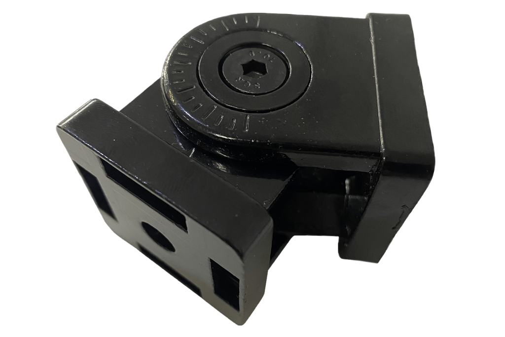 40x40mm (1.57" x 1.57") Flexible Pivot Joint Connector — For 8mm (0.31") Slot Aluminium Extrusion