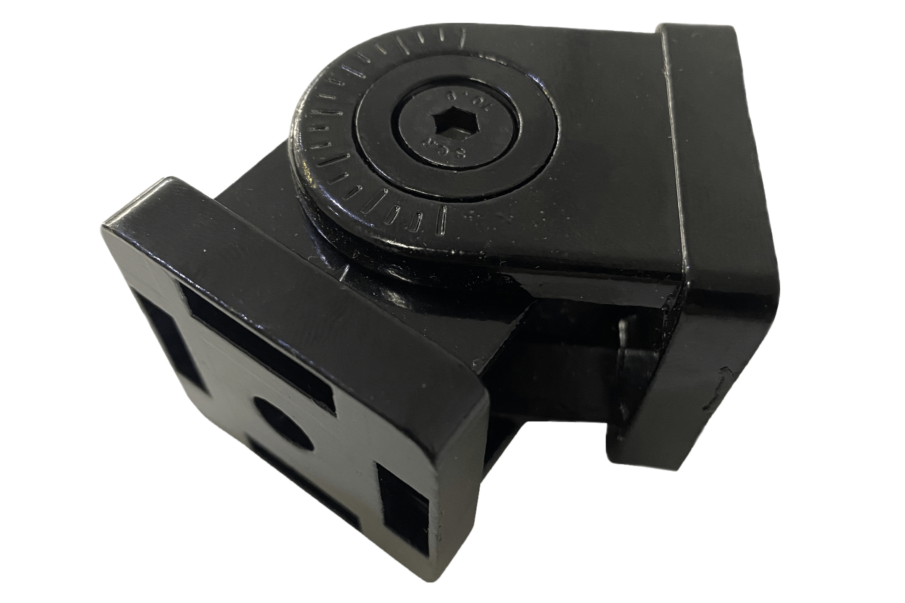 40x40mm (1.57" x 1.57") Flexible Pivot Joint Connector — For 8mm (0.31") Slot Aluminium Extrusion